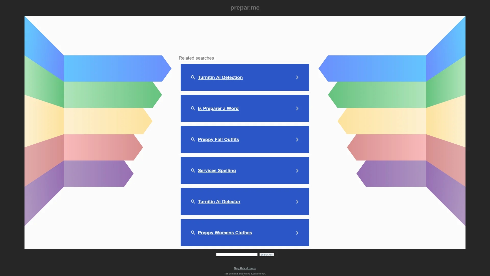 prepar homepage