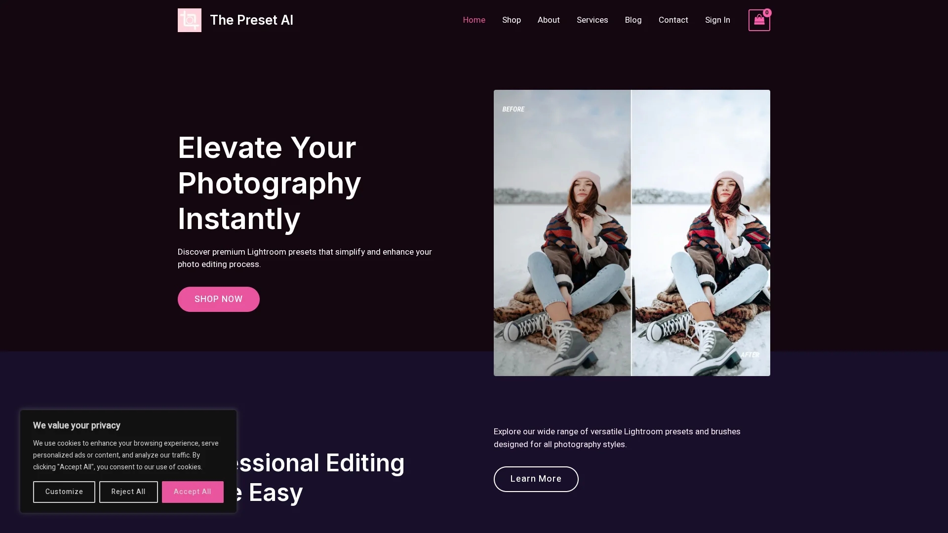 presetai homepage