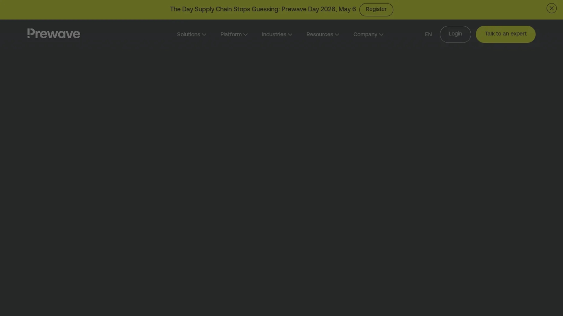 prewave-ai homepage