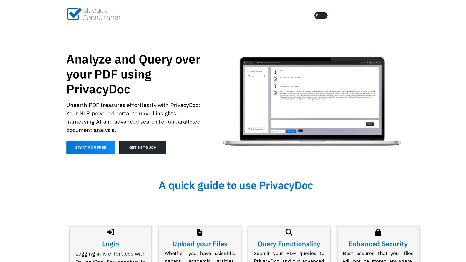 privacydoc homepage