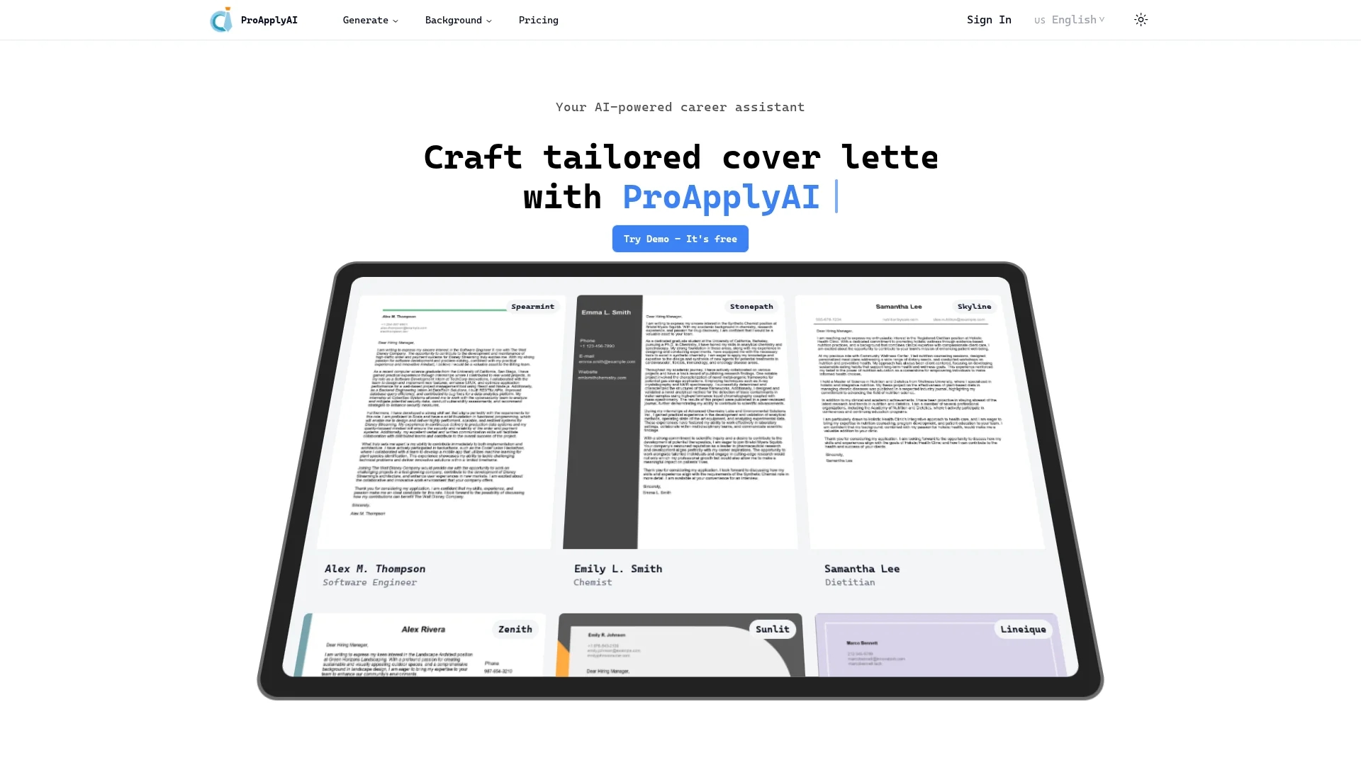 proapply-ai homepage