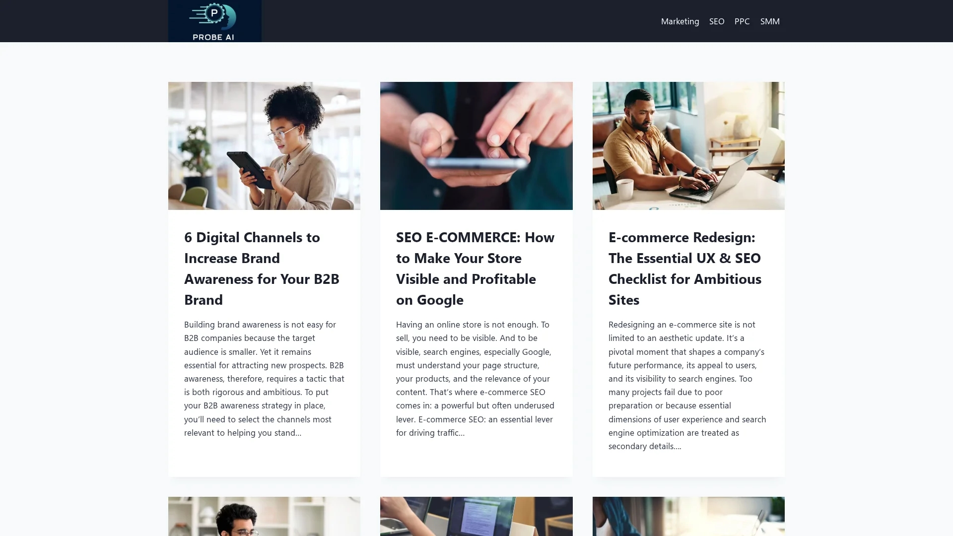 probeai homepage