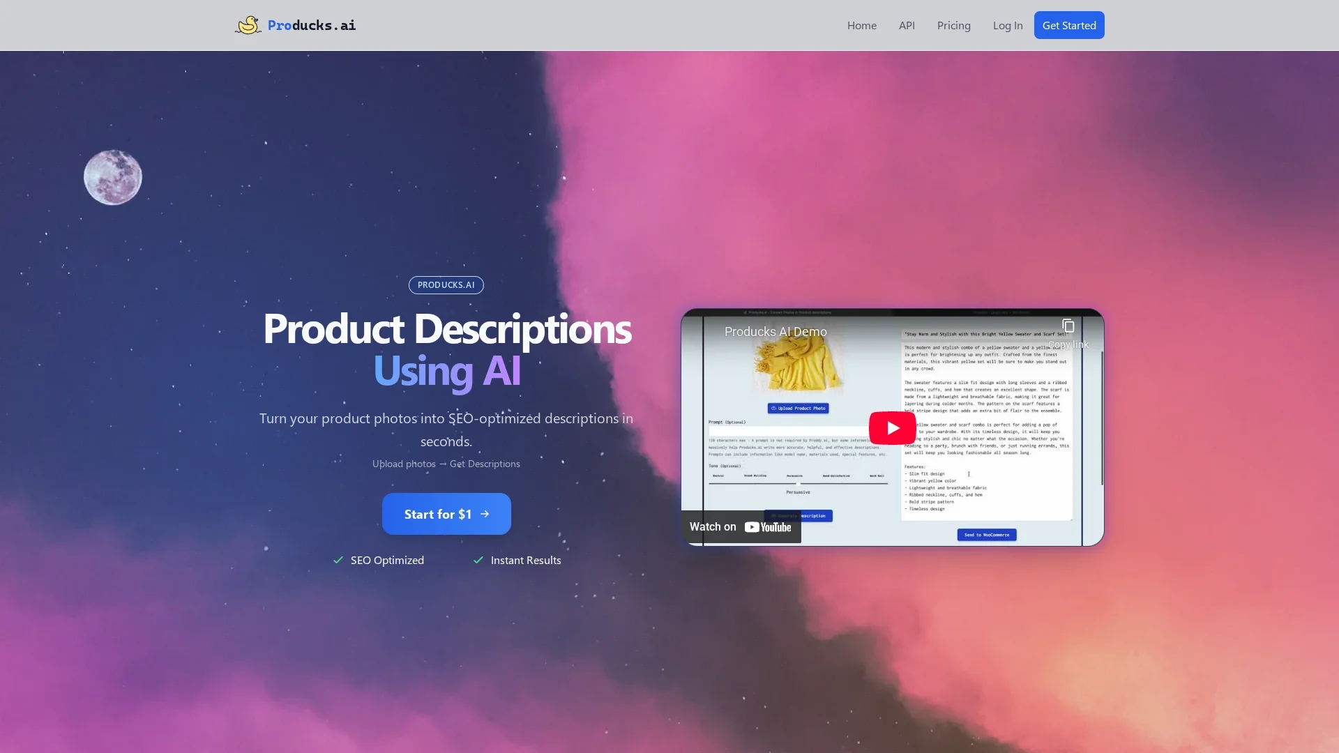 producks-ai homepage