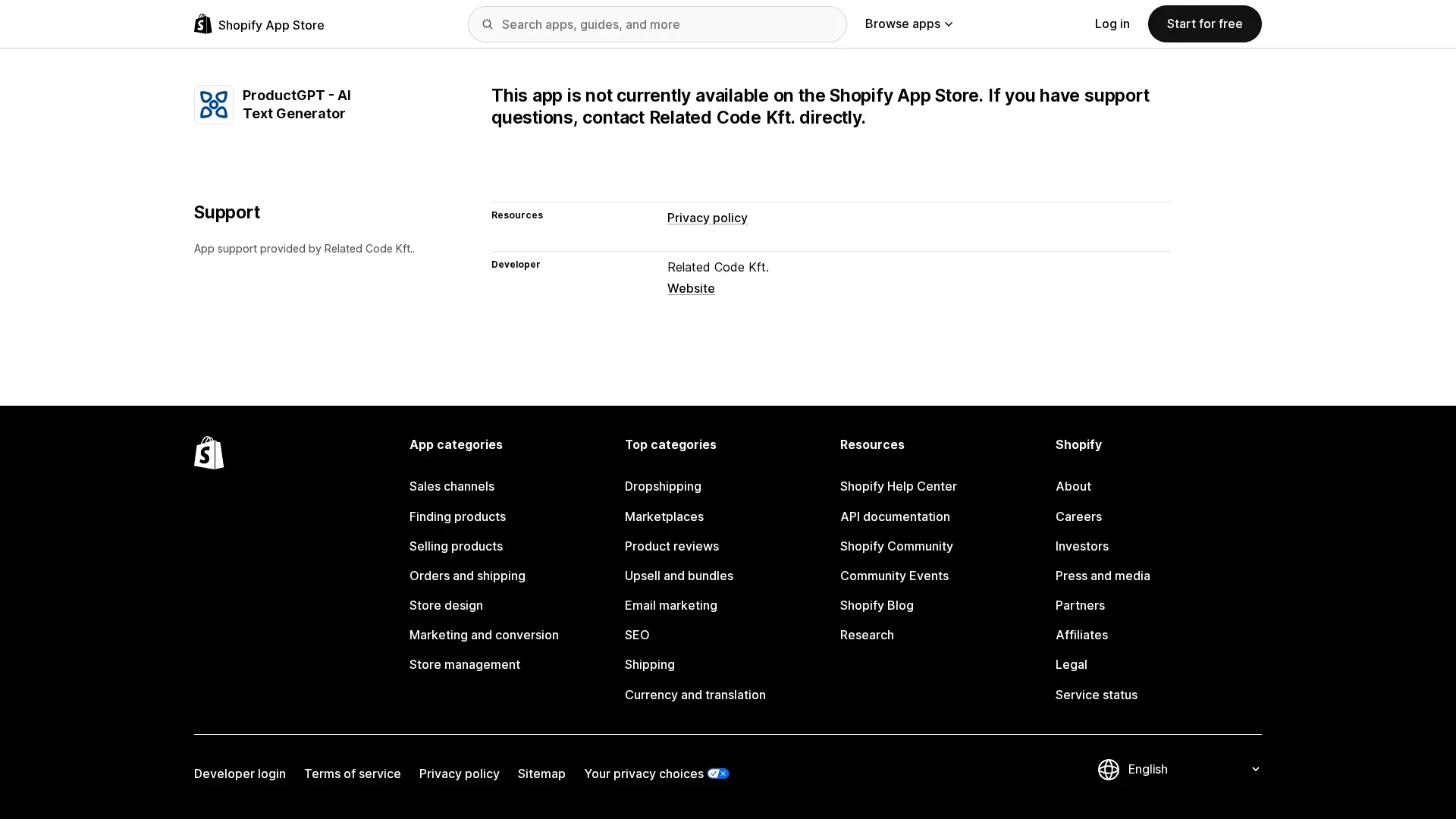 productgpt homepage