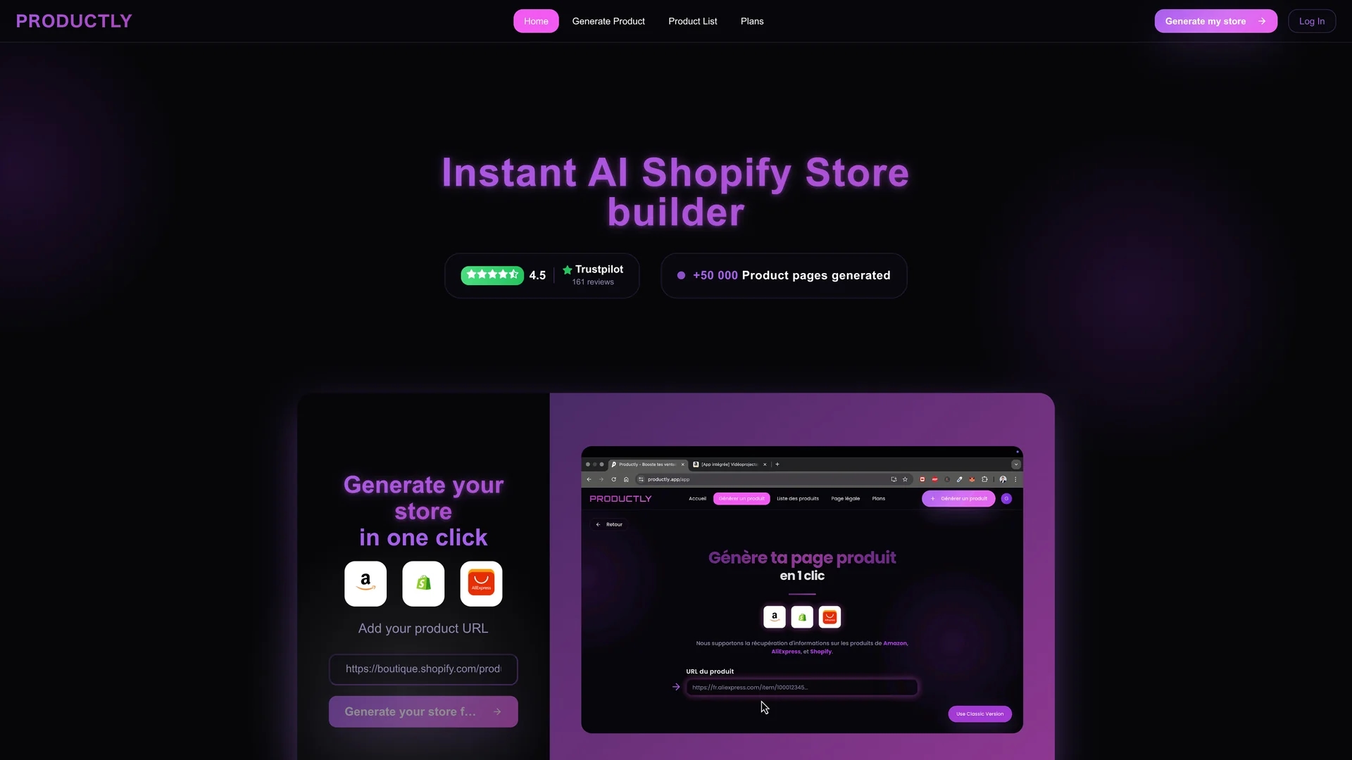 productly homepage