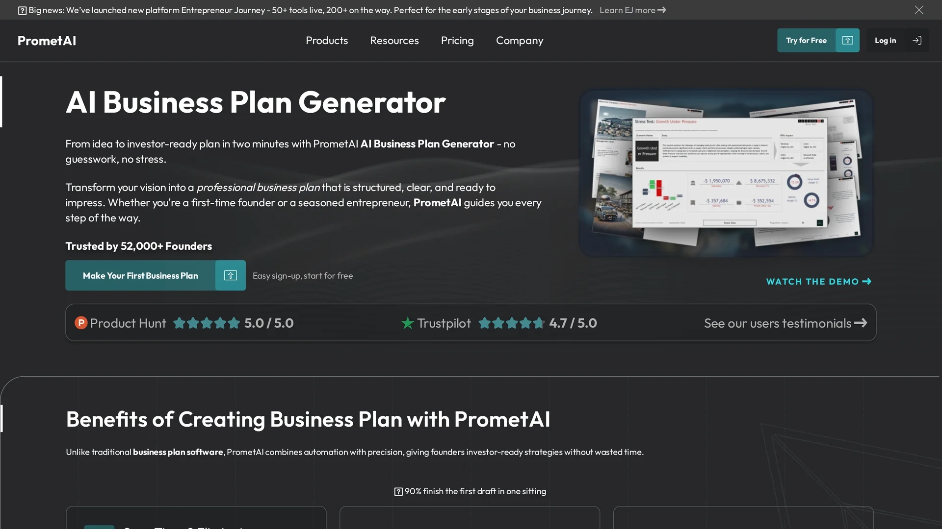 prometai homepage