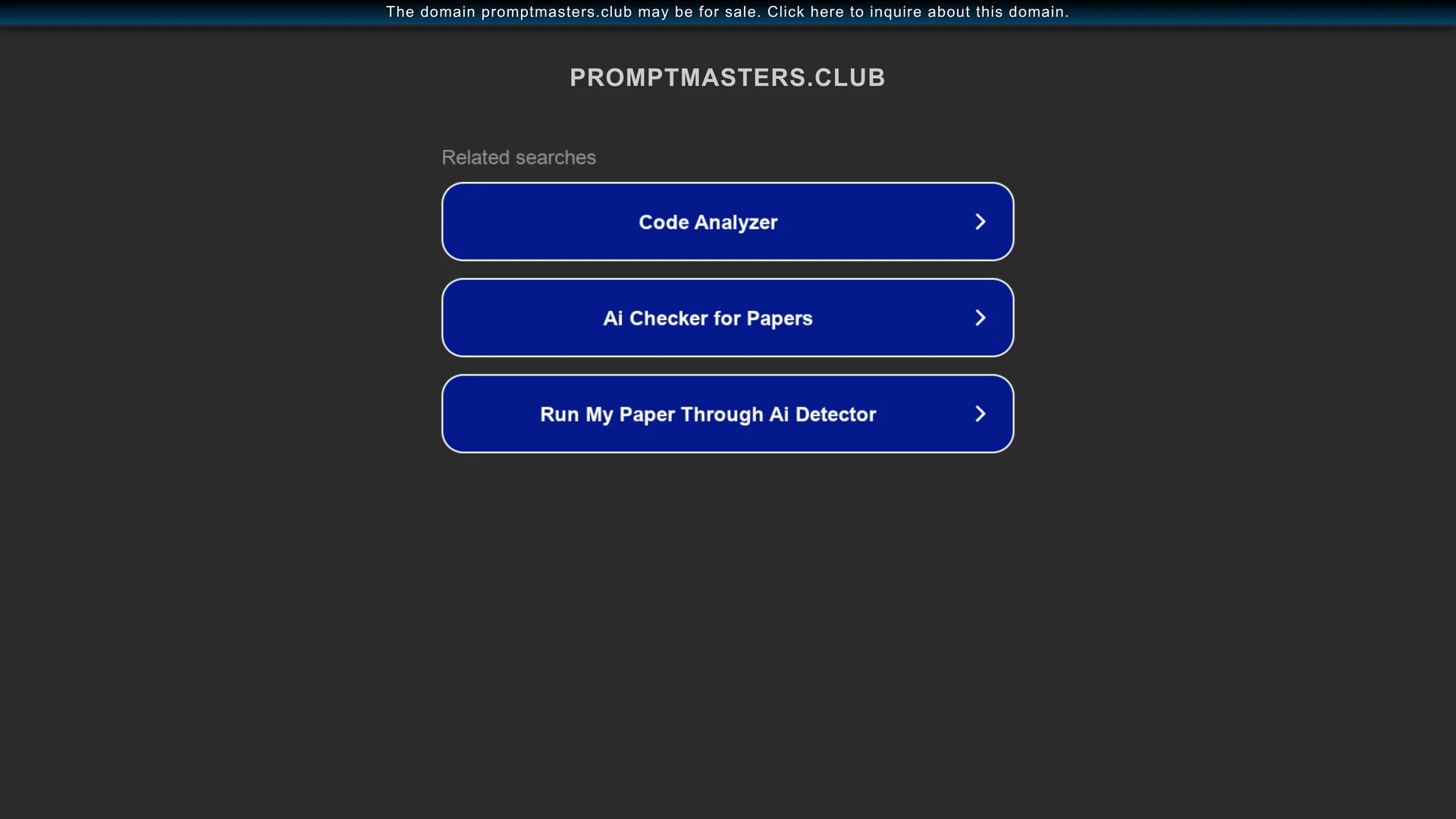 prompt-masters homepage