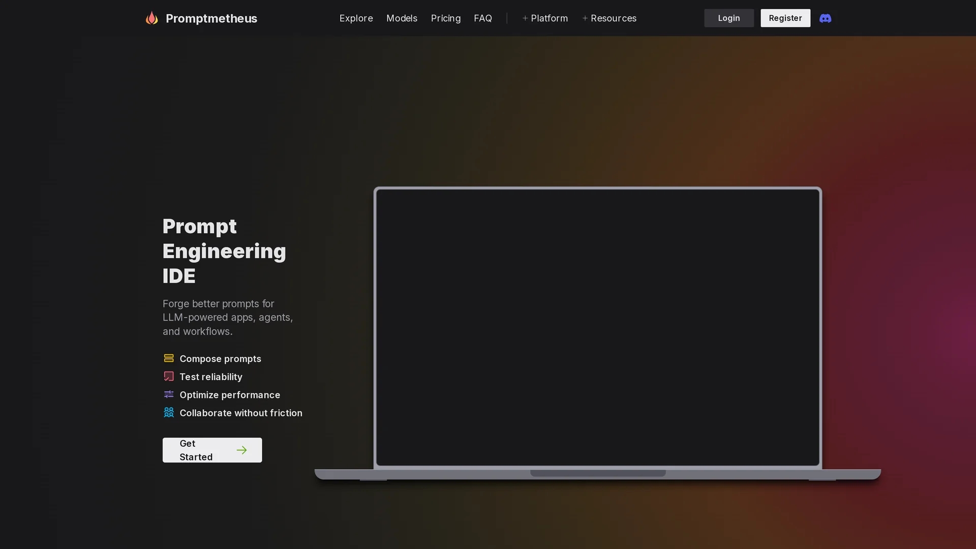 promptmetheus homepage