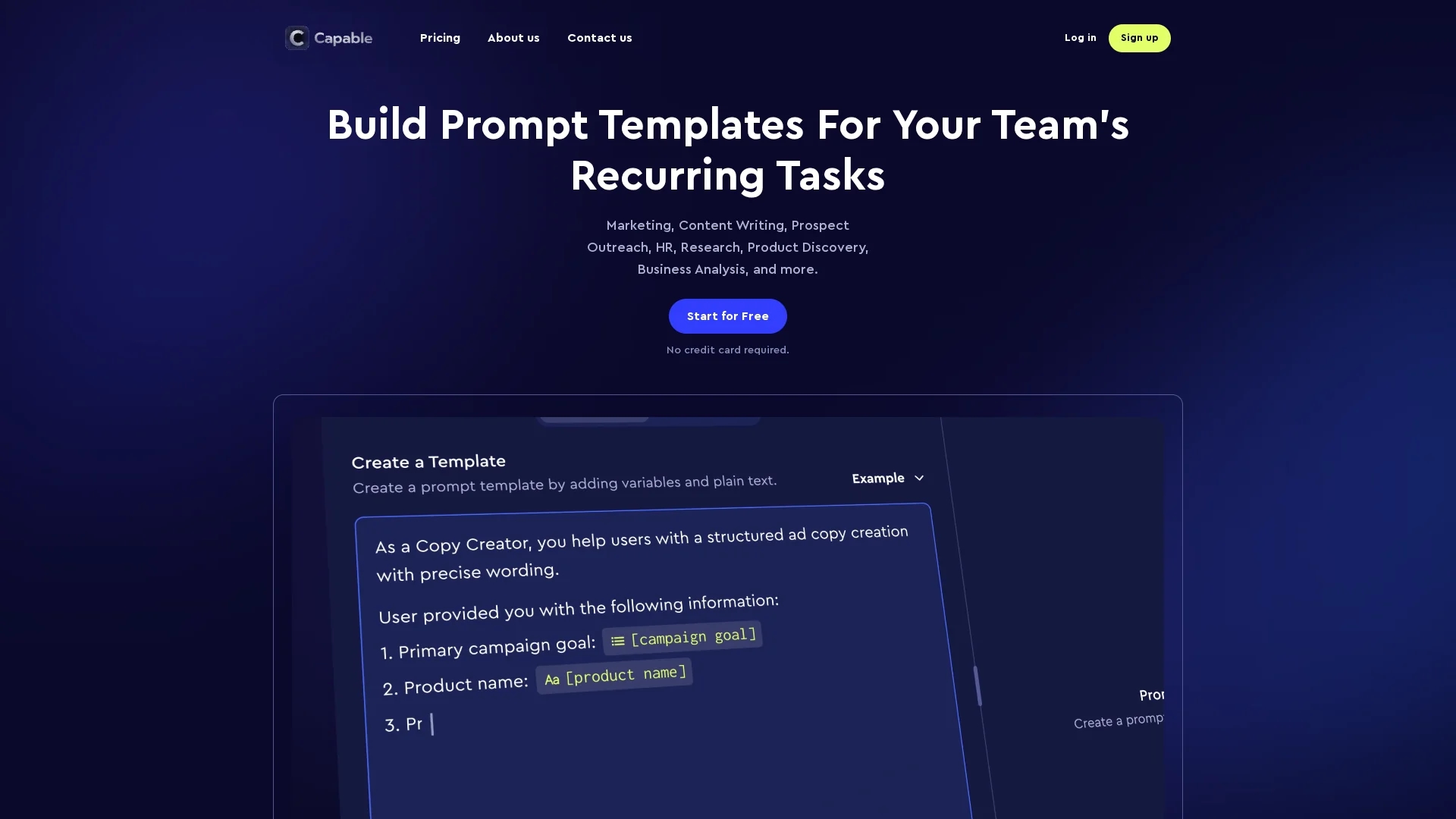 promtify homepage