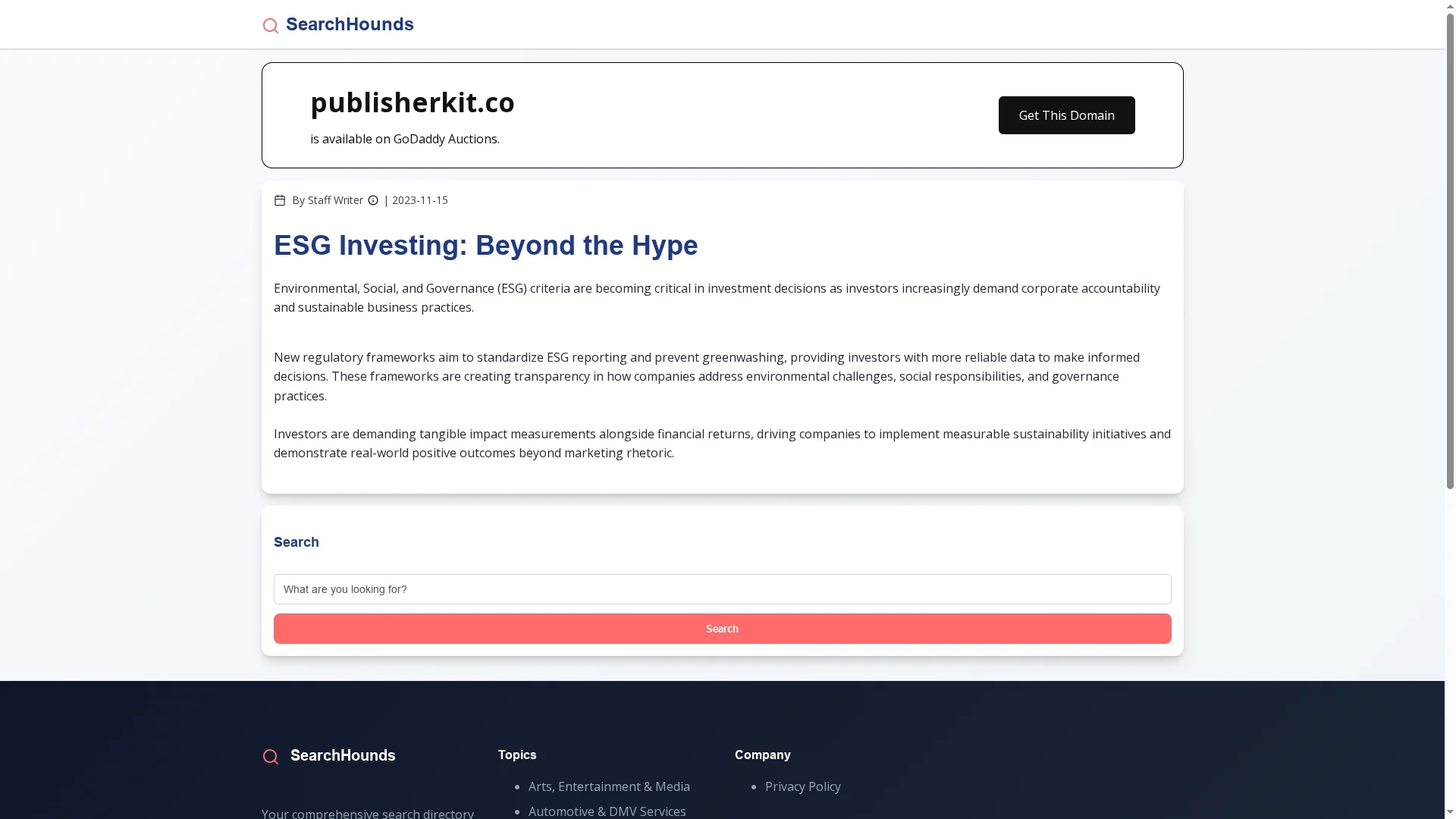 publisherkit homepage