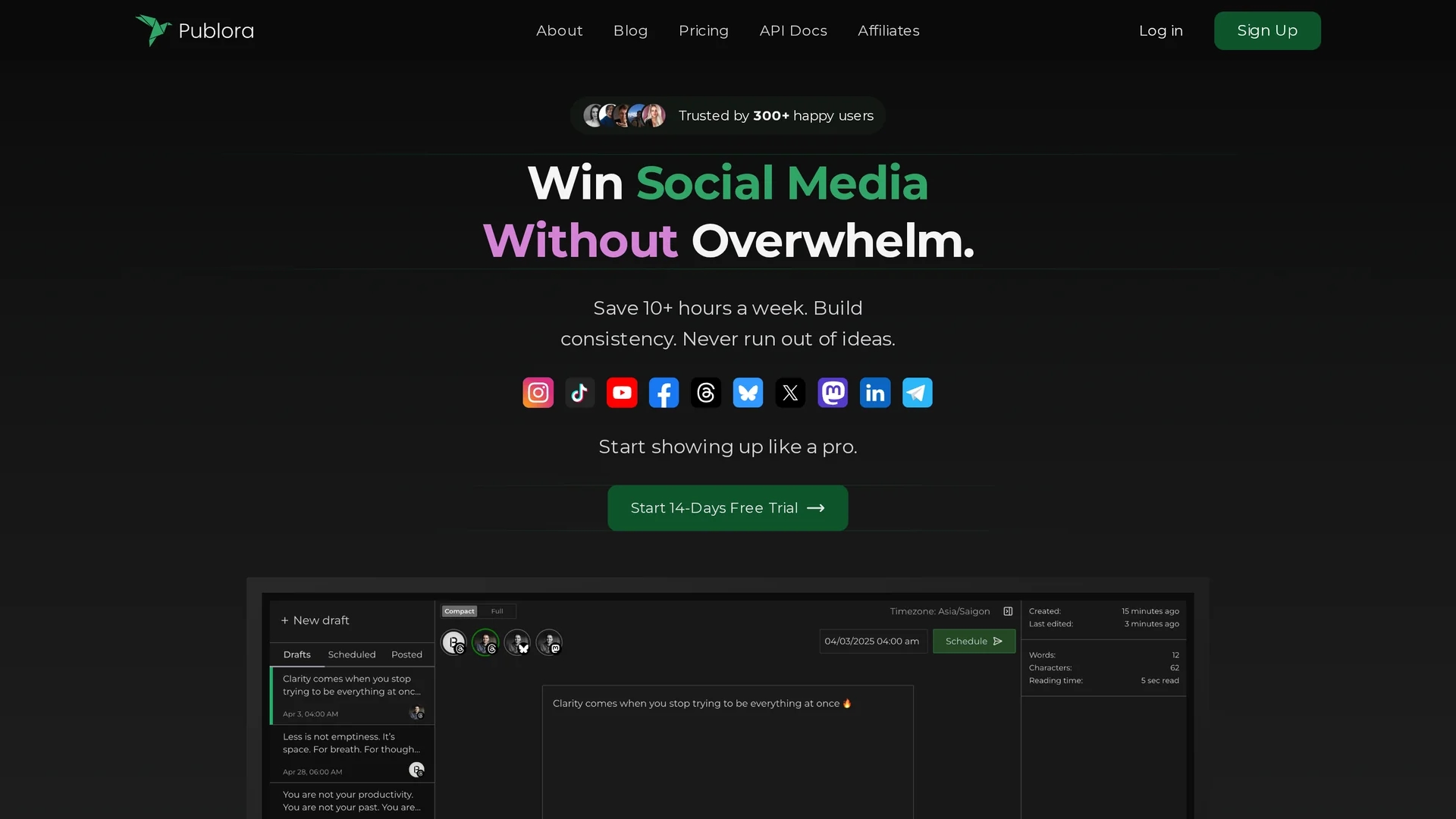 publora homepage