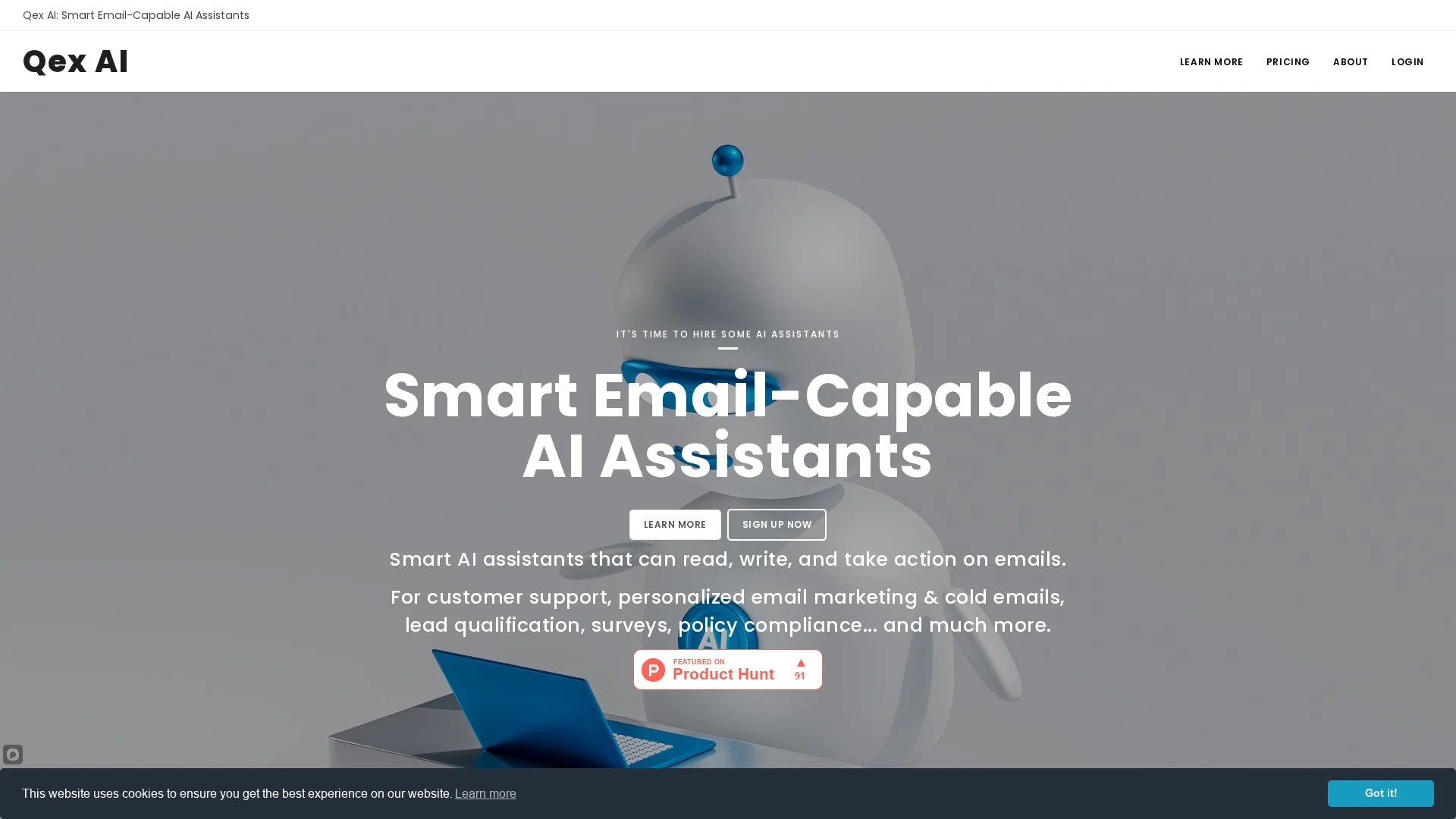qex-ai homepage