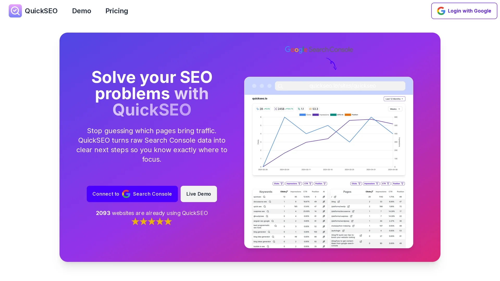quickseo homepage