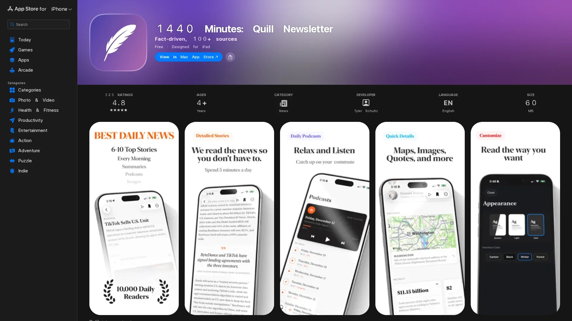 quill-news-digest homepage