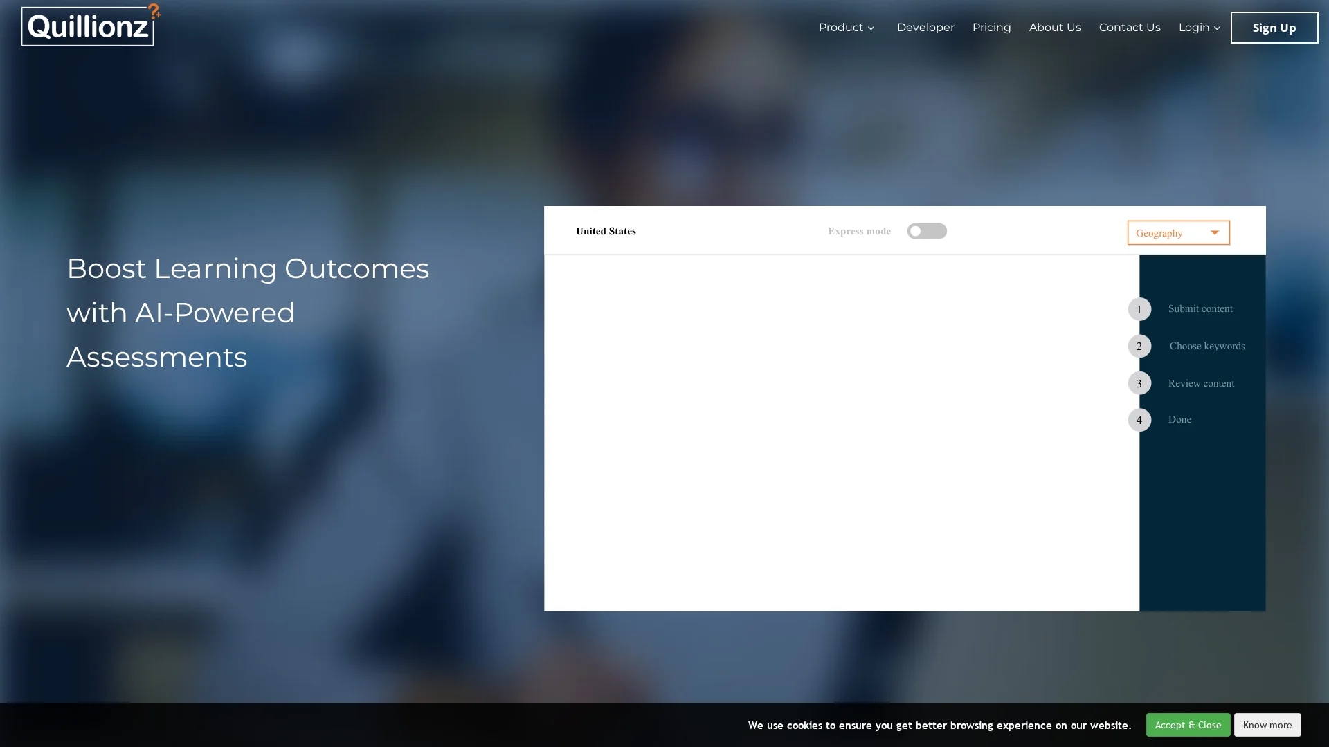 quillionz homepage
