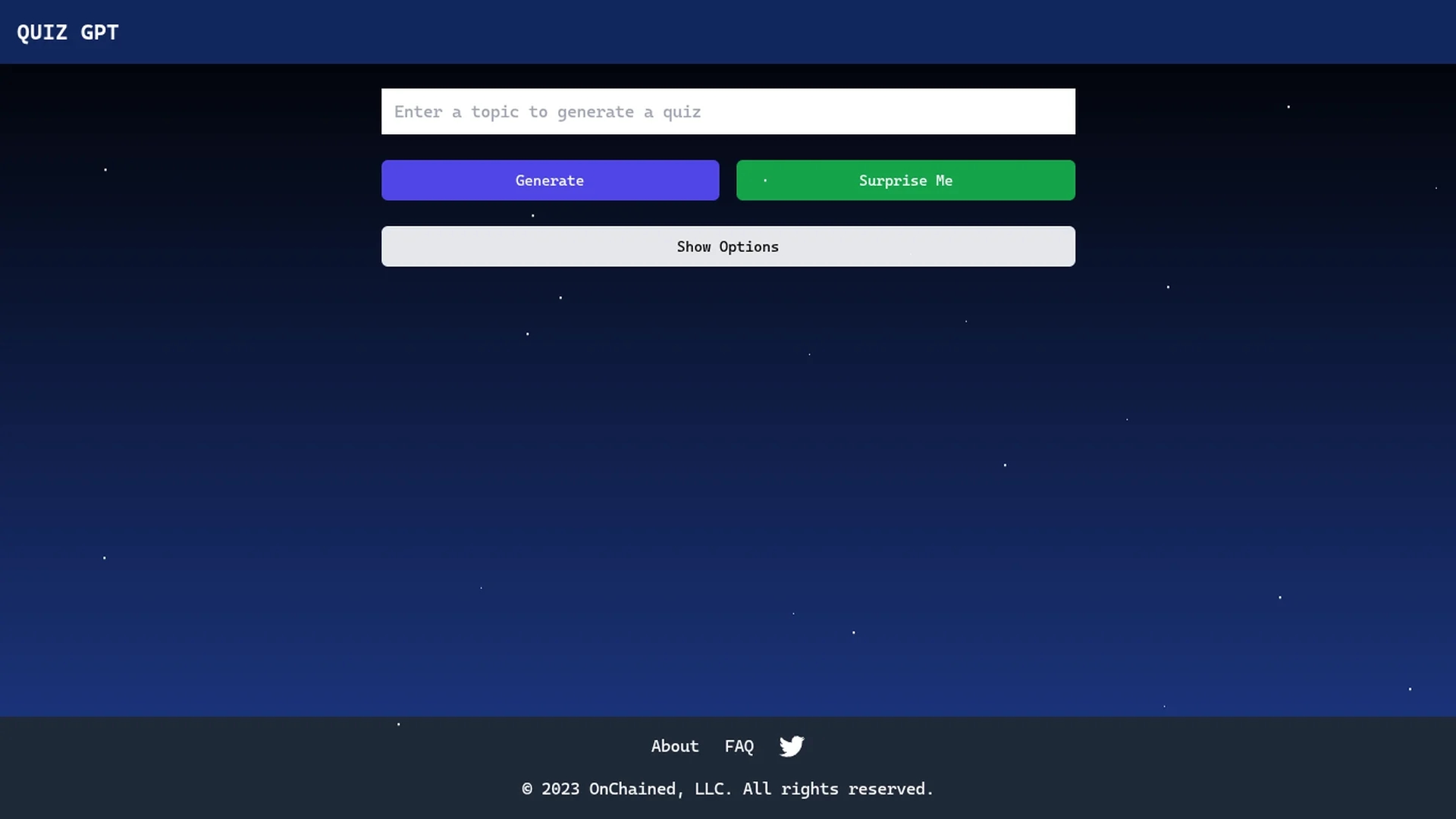 quiz-gpt homepage