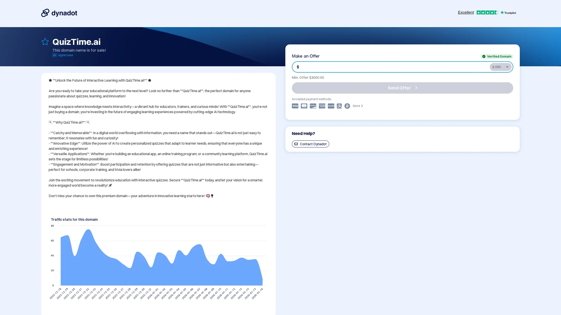 quiztime-ai homepage