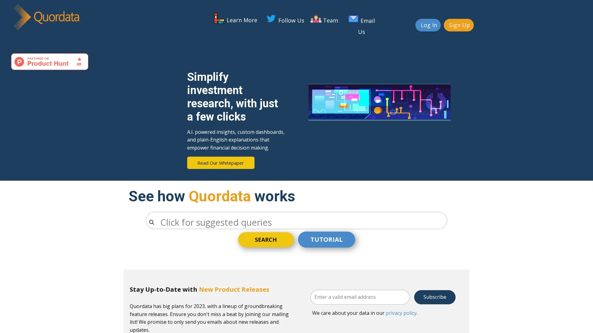 quordata homepage