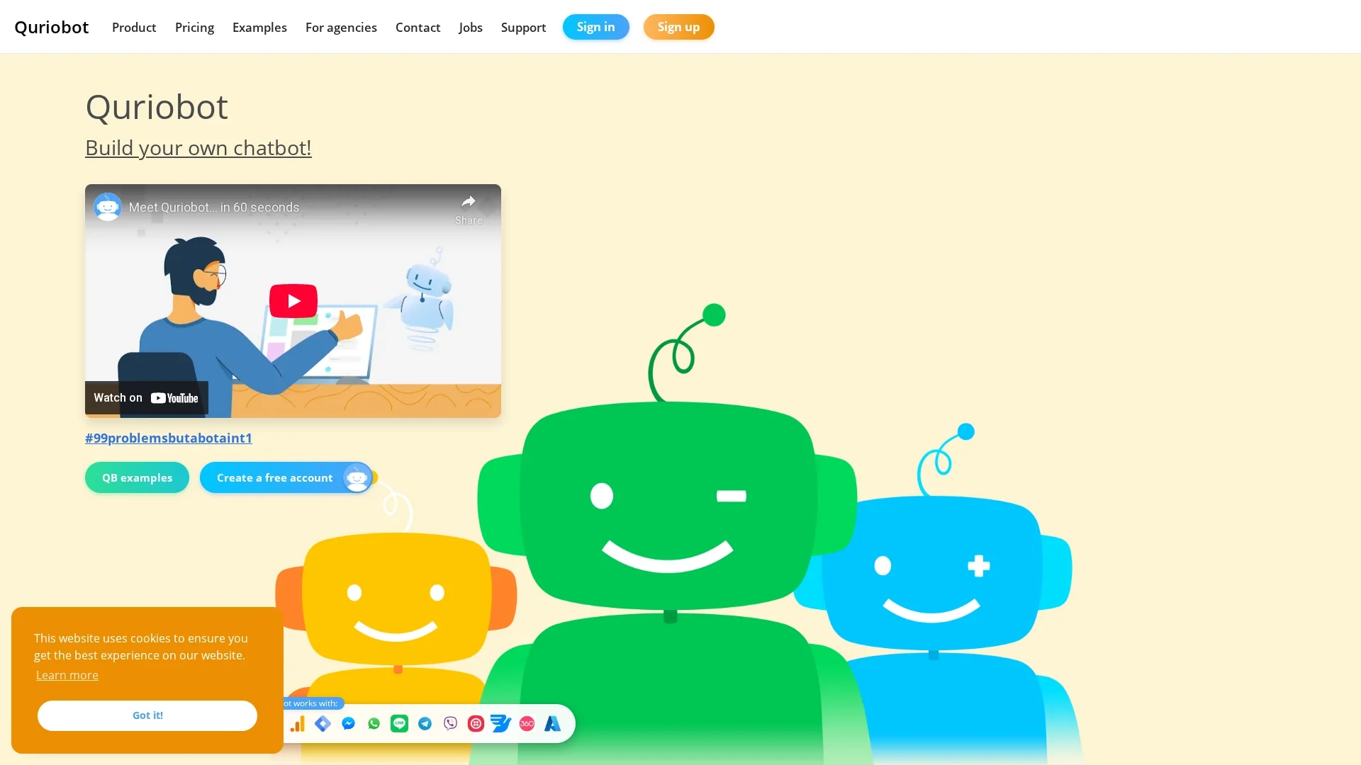 quriobot homepage