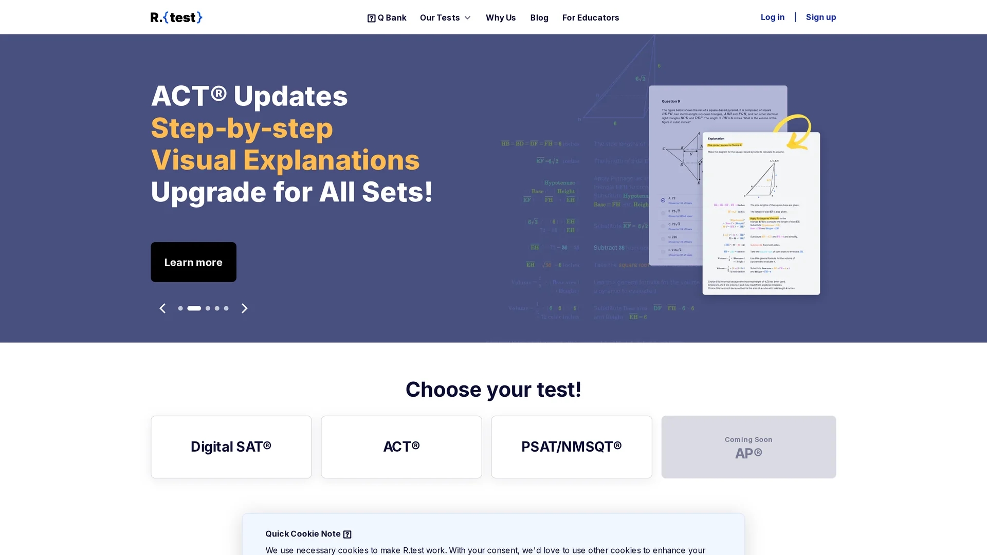 r-test homepage