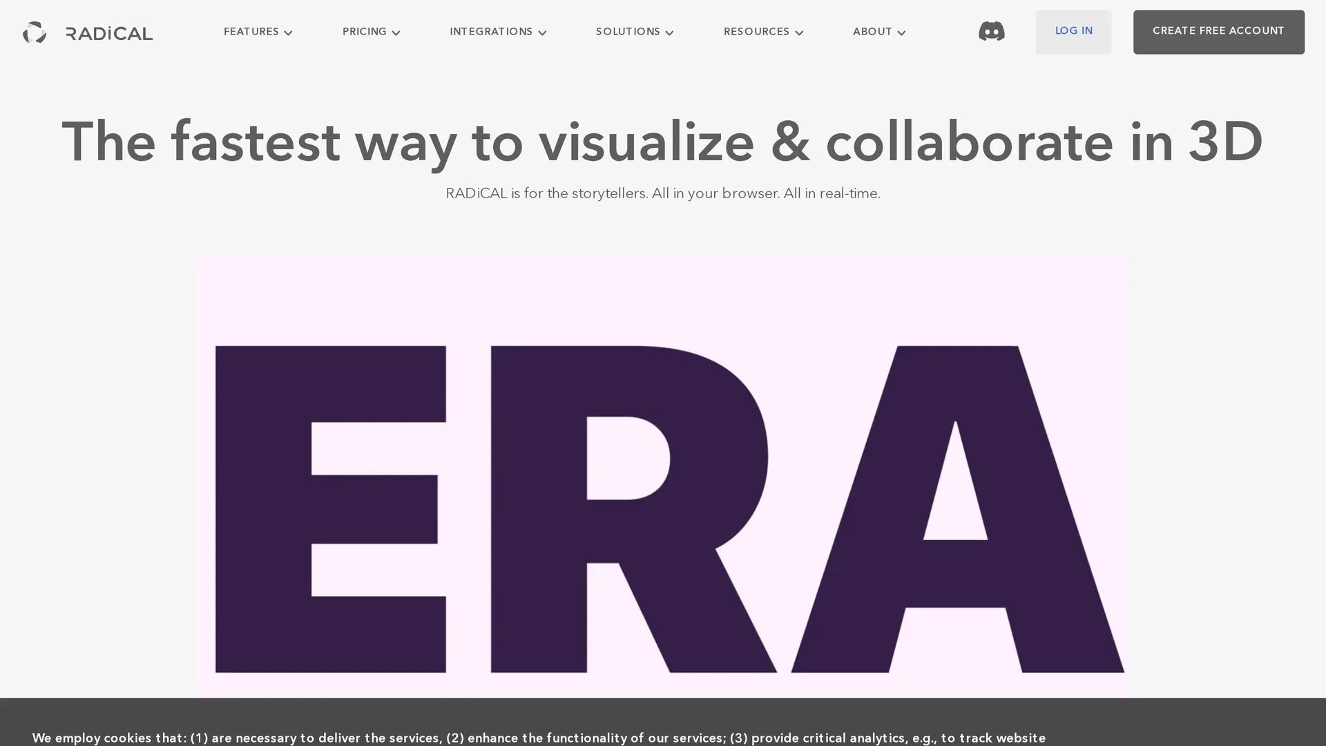 radical homepage