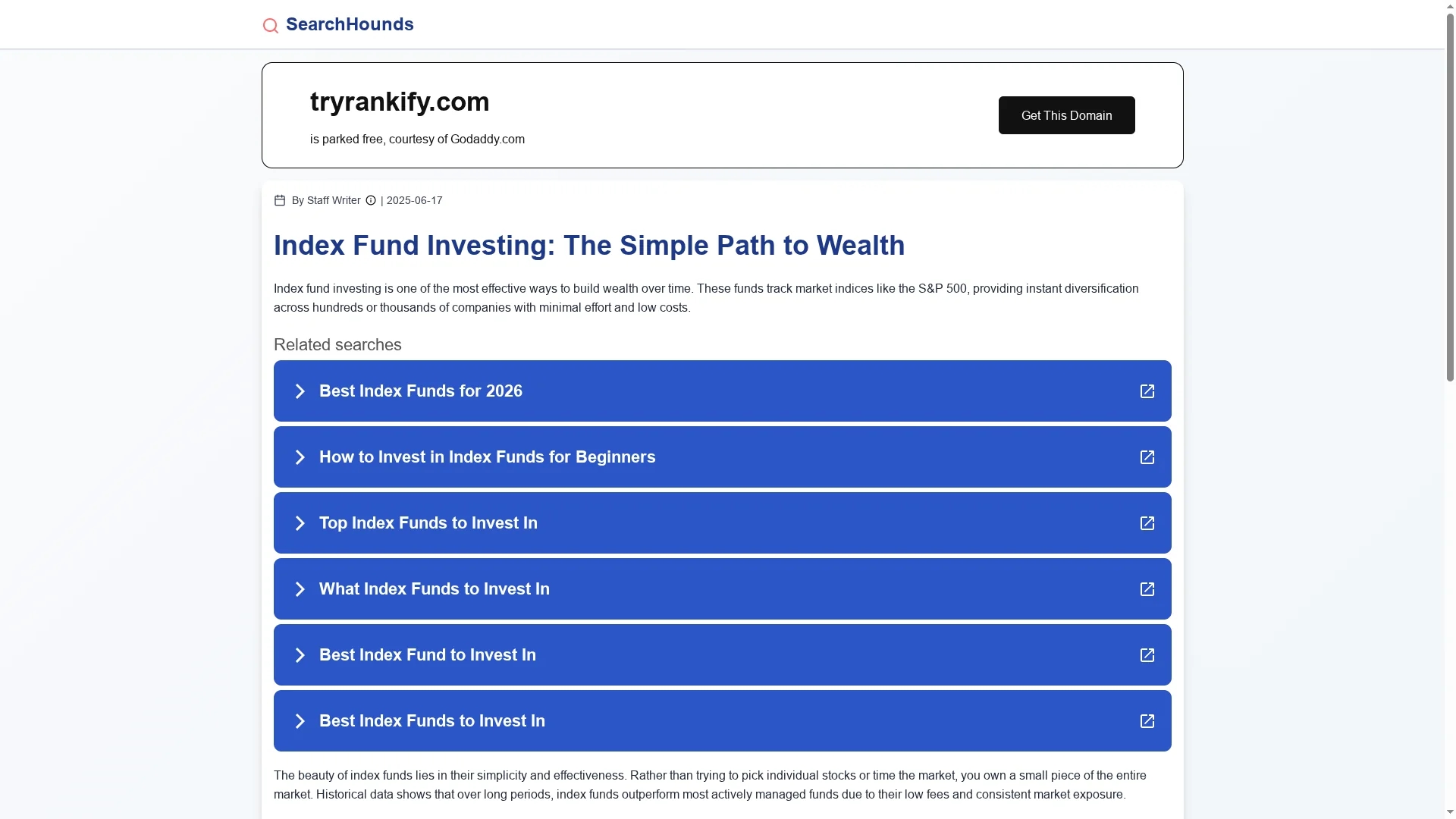 rankify homepage
