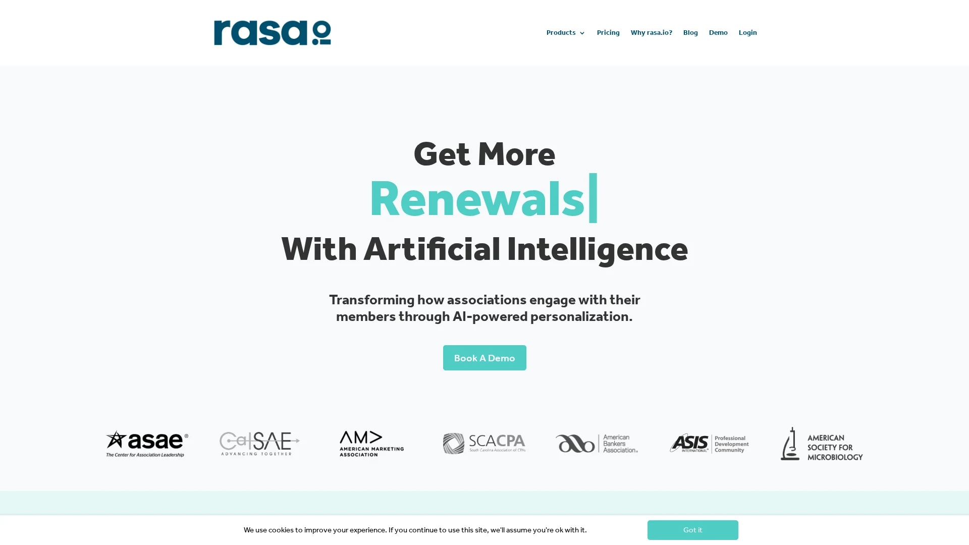 rasa-io homepage