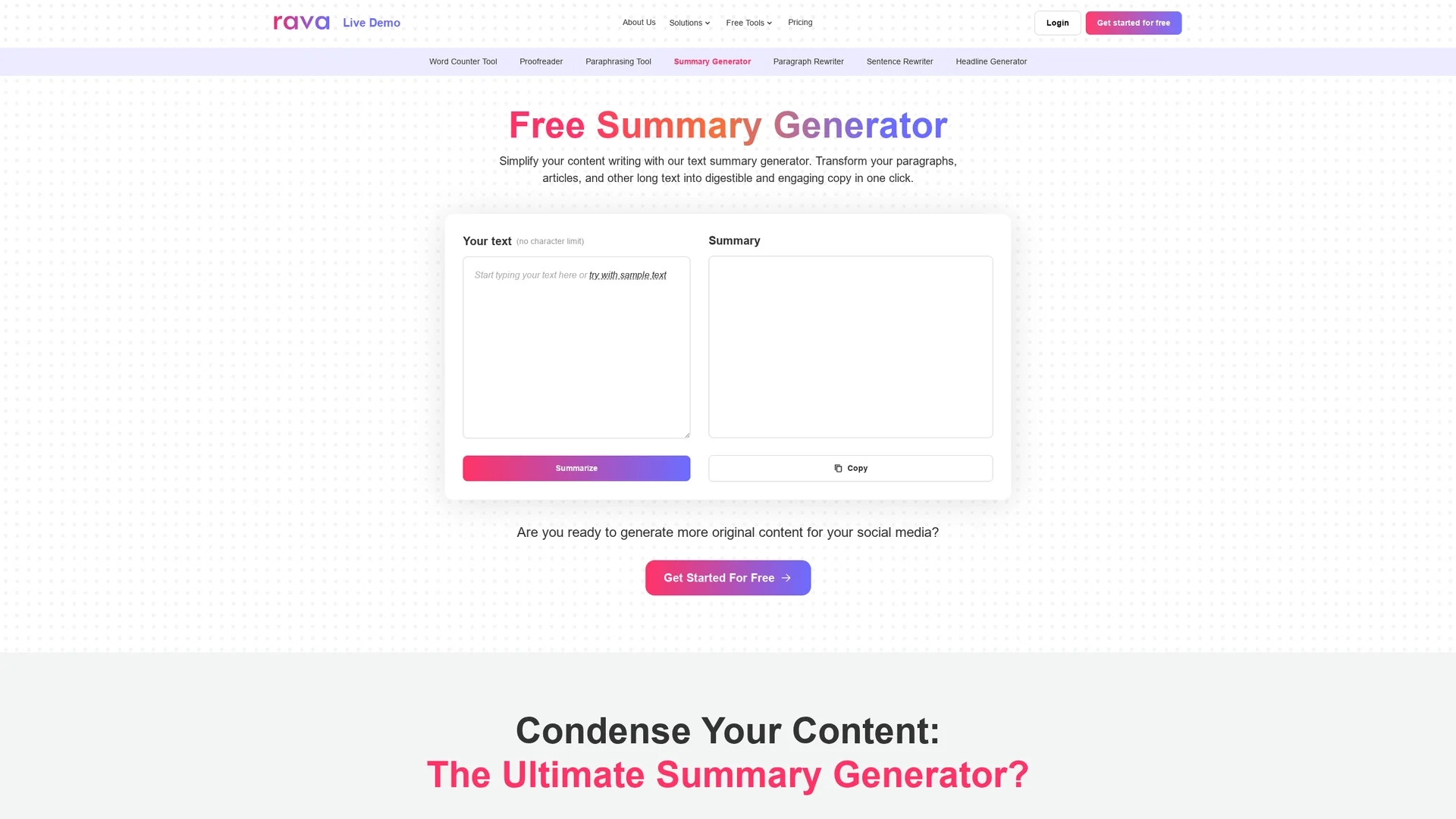 rava-ai homepage