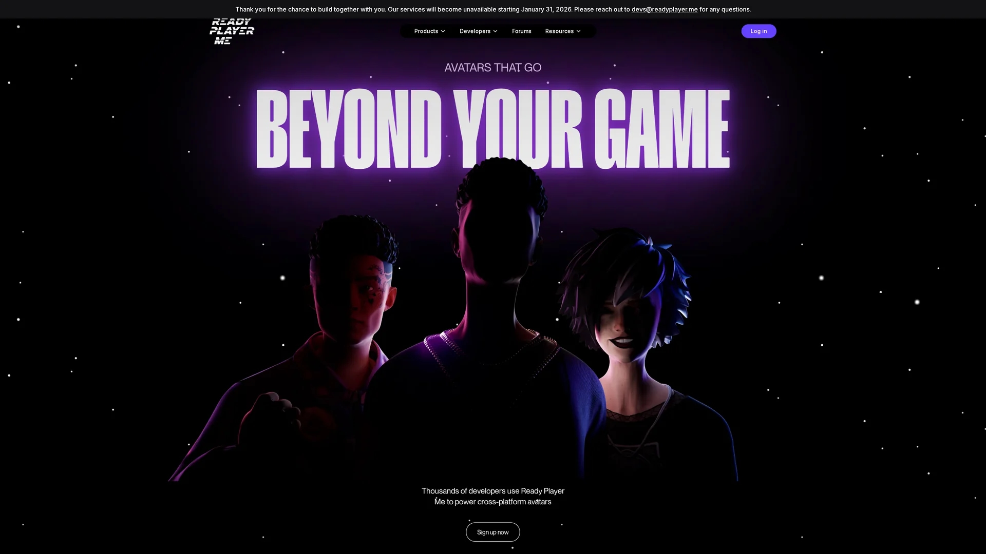 ready-player-me homepage