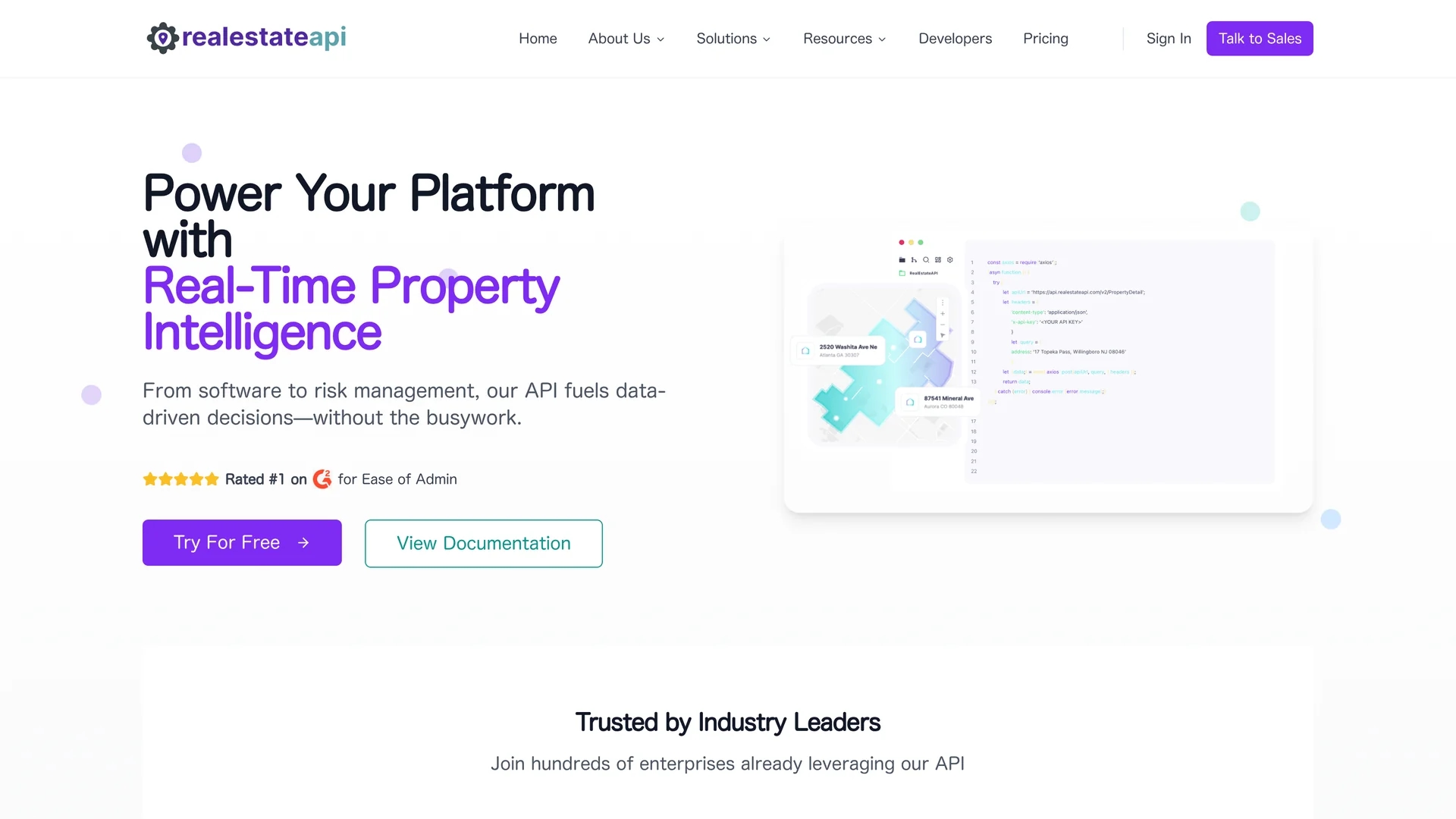 realestateapi-com homepage