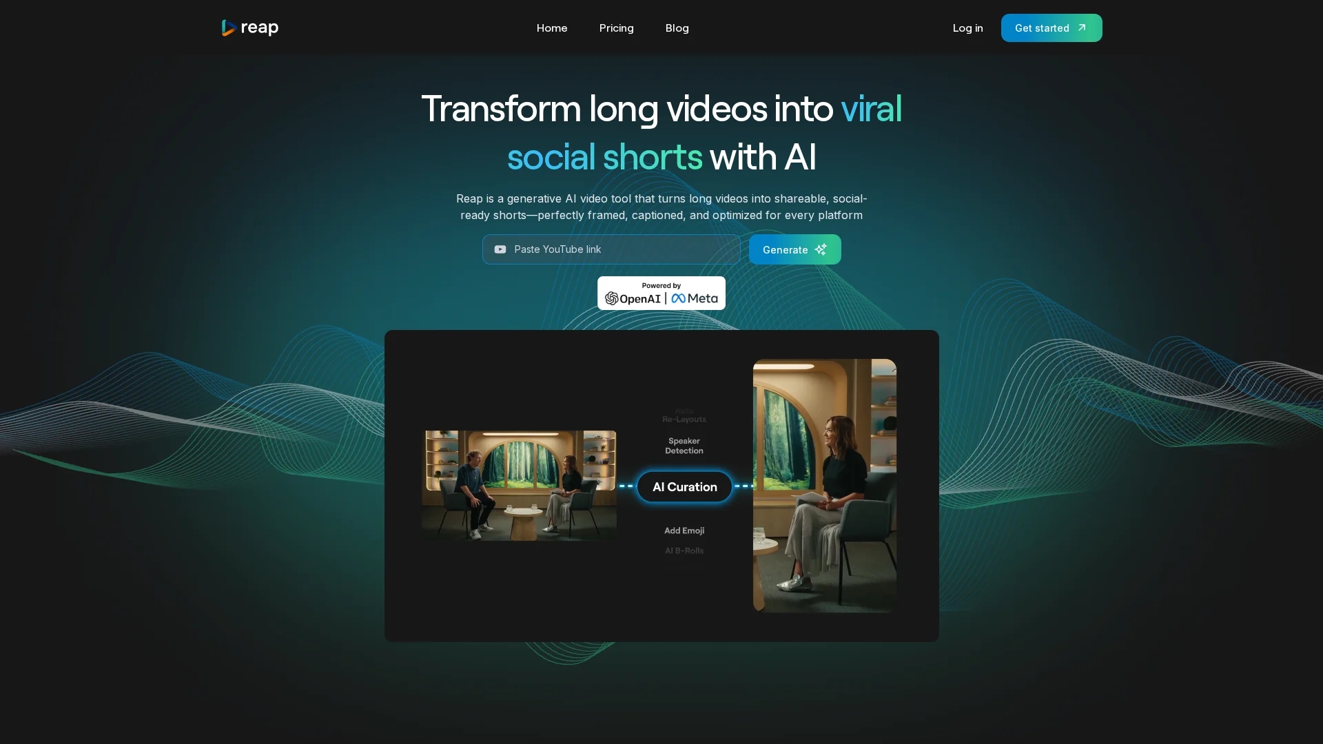 reap-video homepage