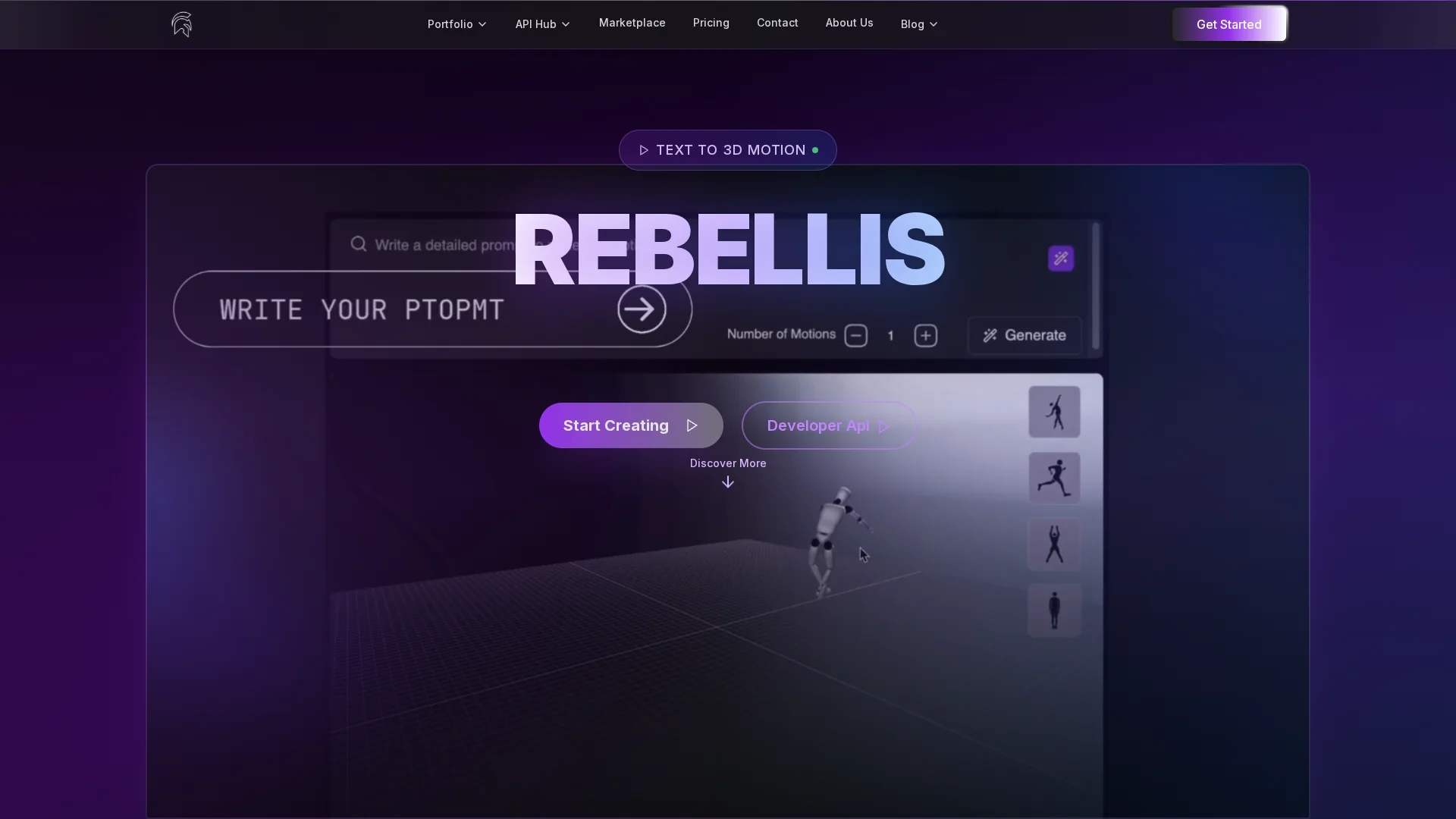 rebellis-ai homepage
