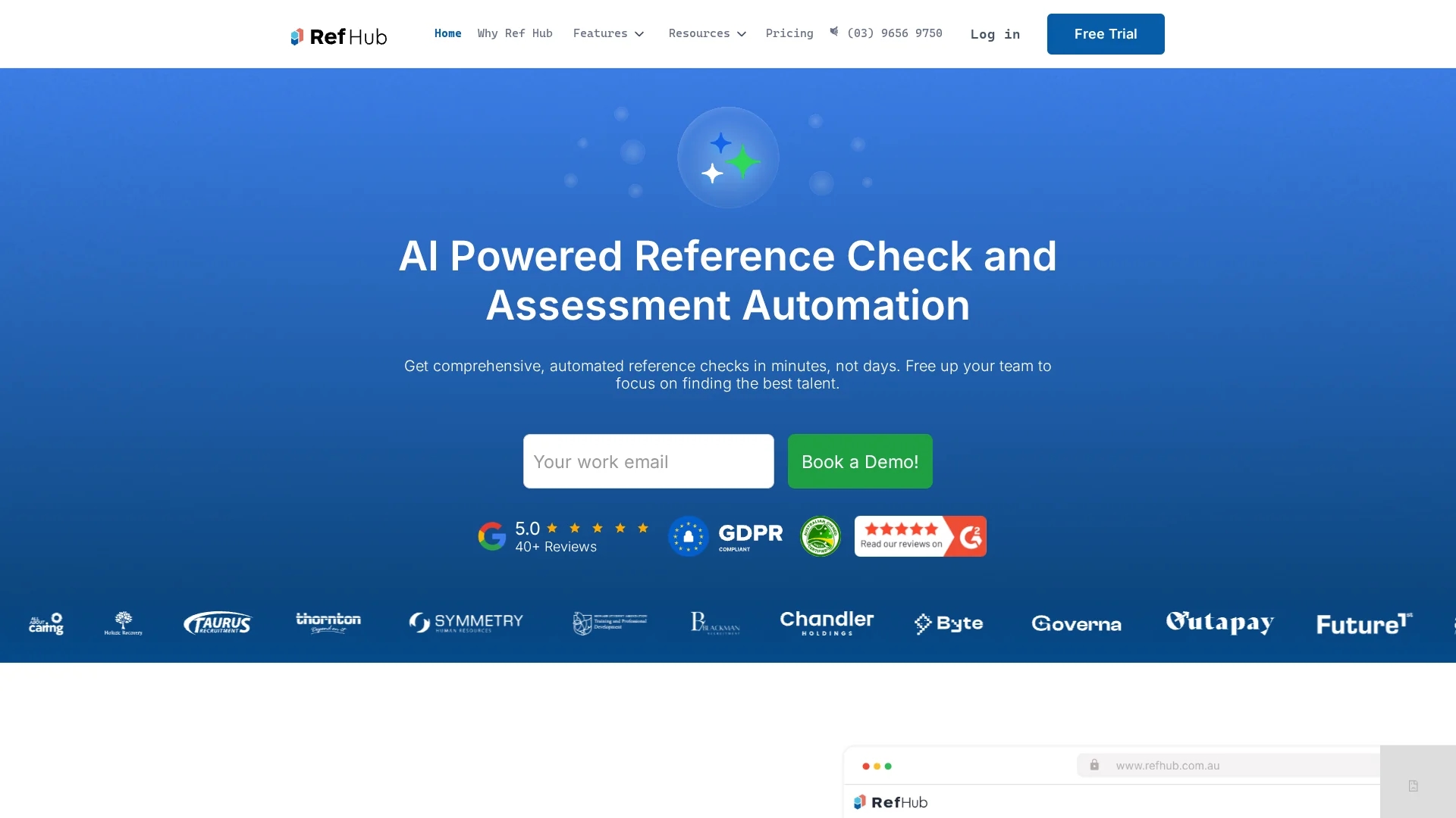 ref-hub homepage