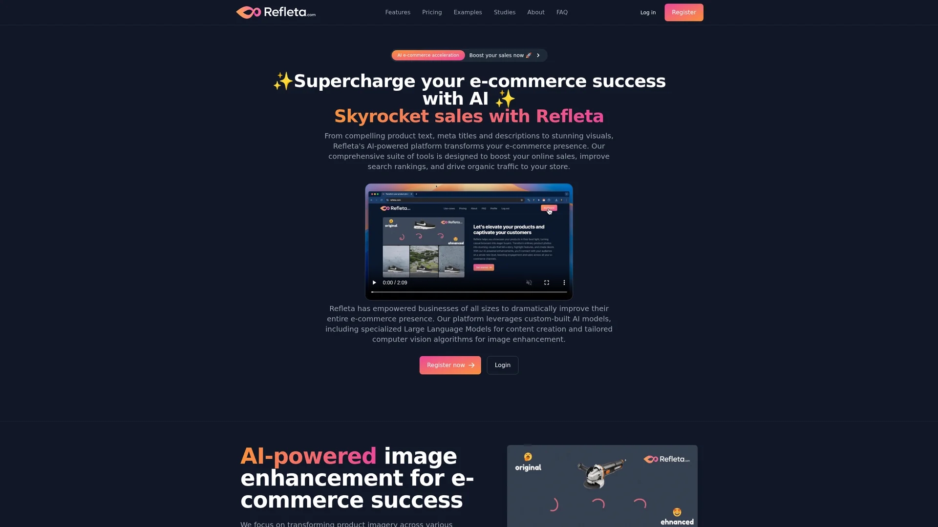 refleta homepage