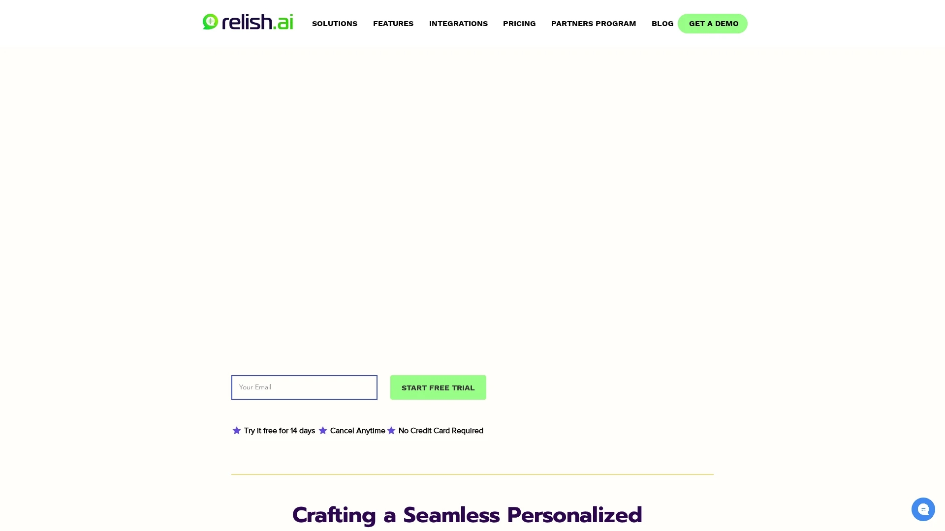 relish-ai homepage