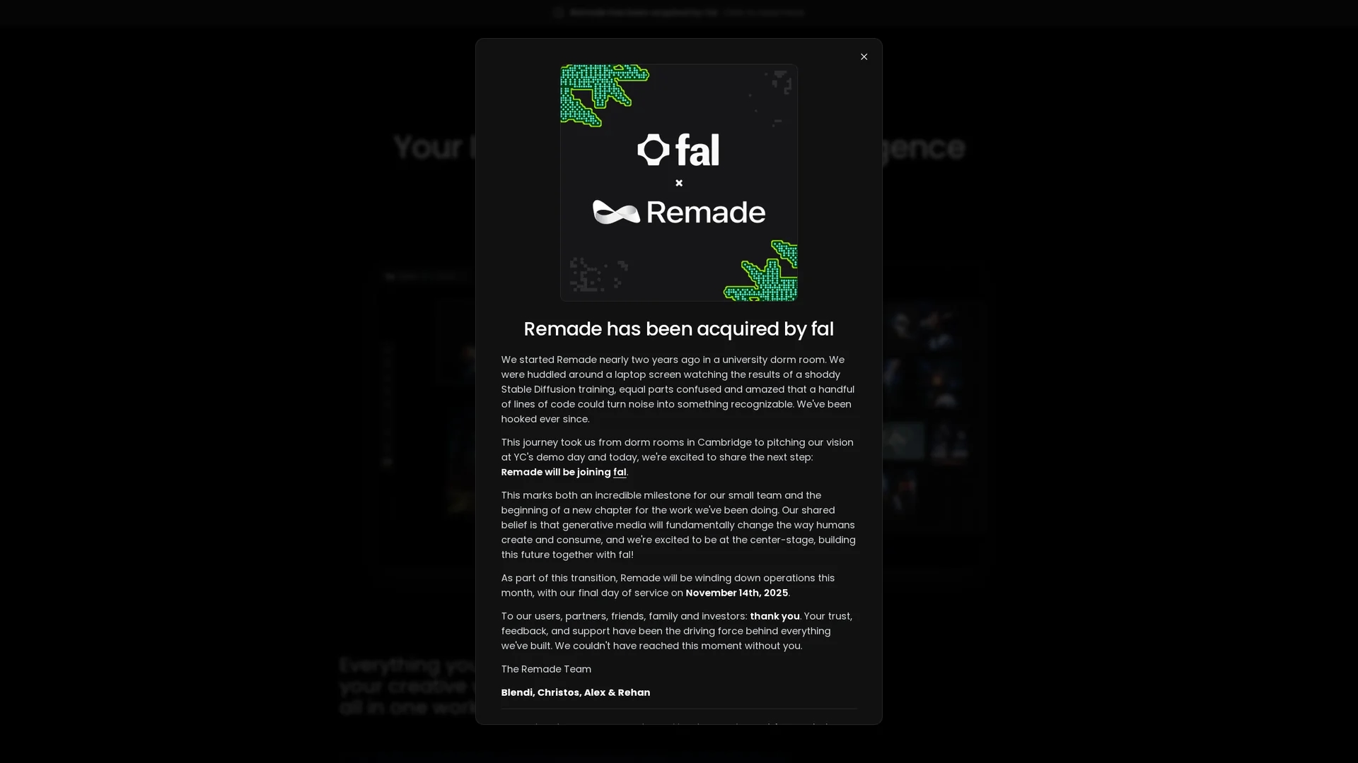 remade homepage