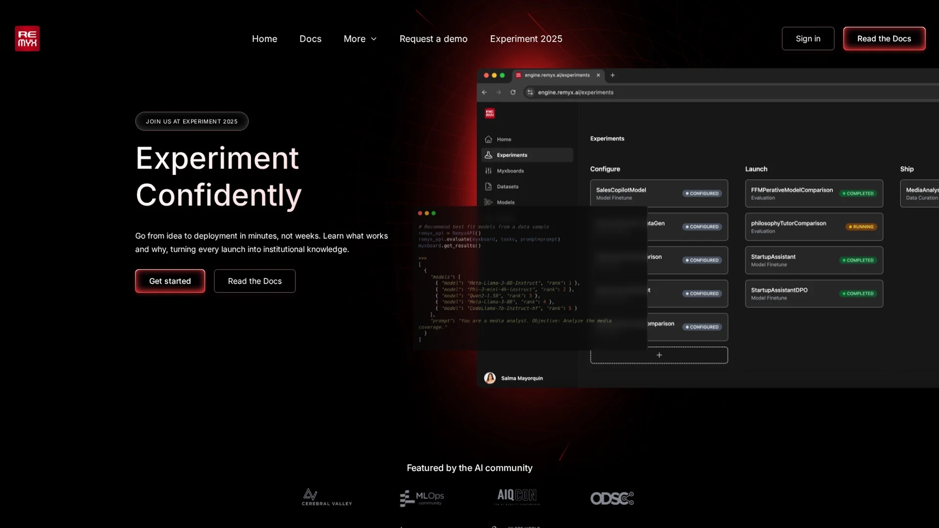 remyx homepage