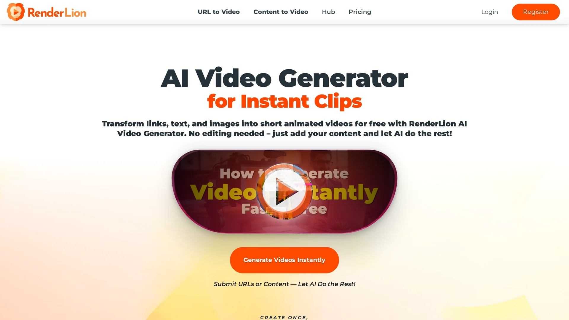 renderlion homepage