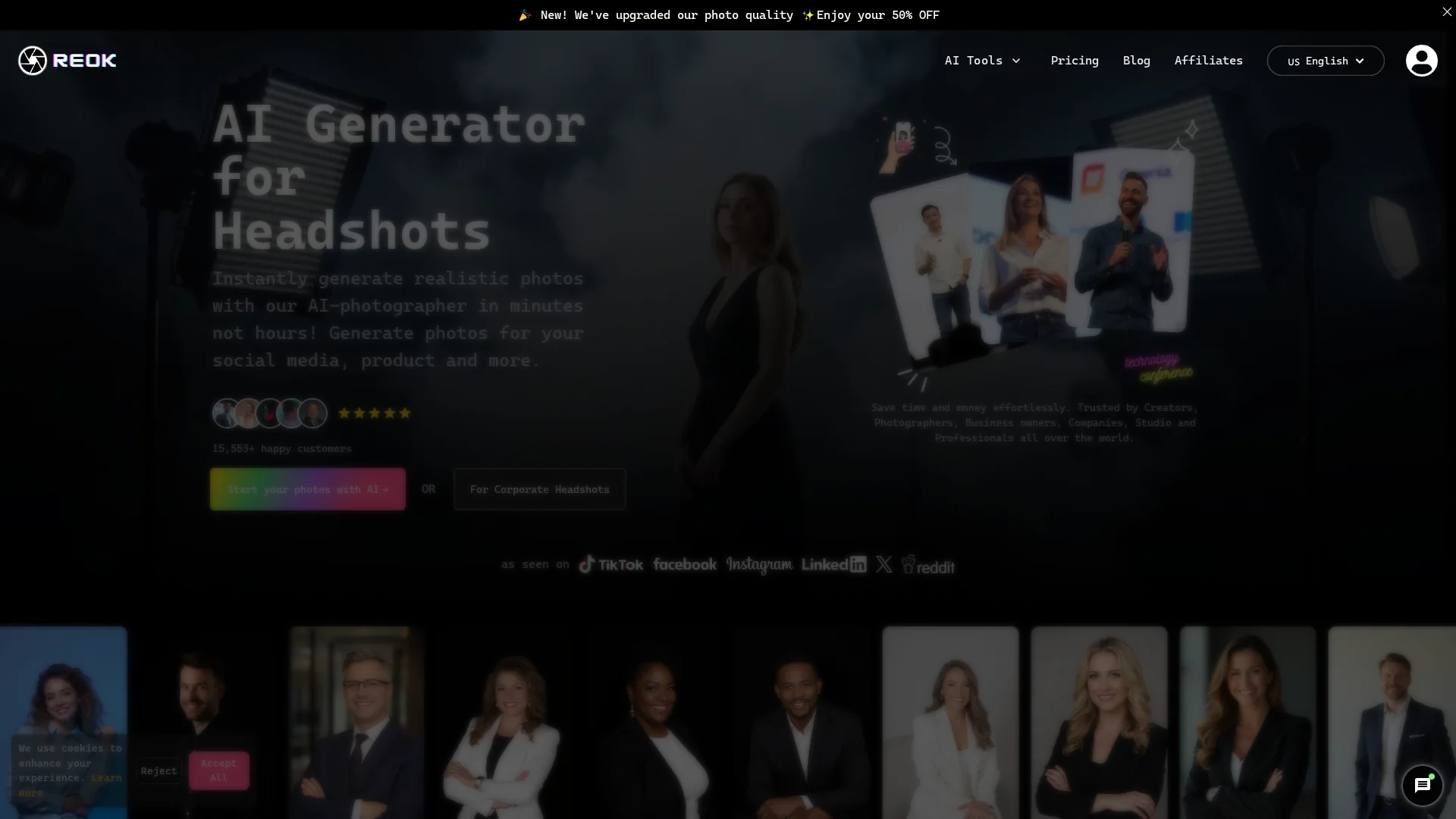 reok-pro homepage