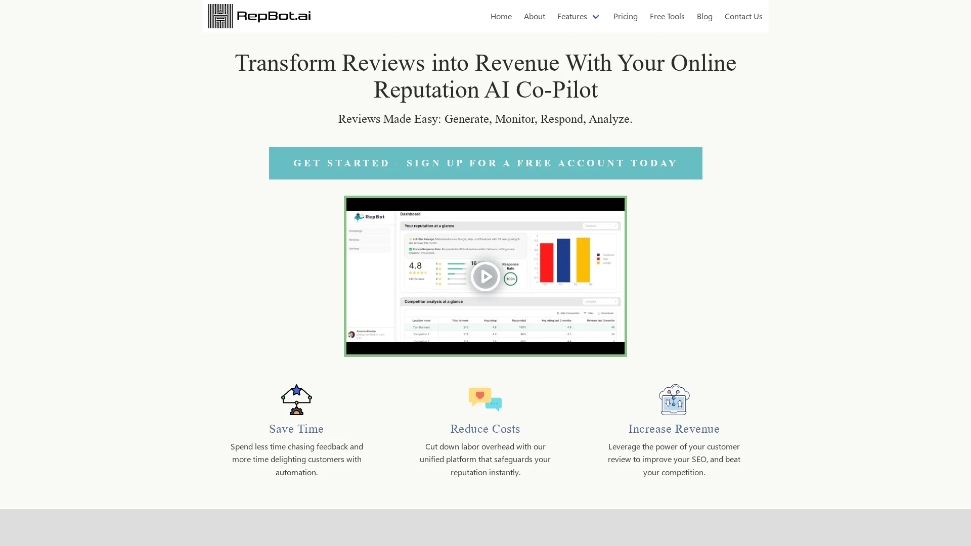 repbot-ai homepage