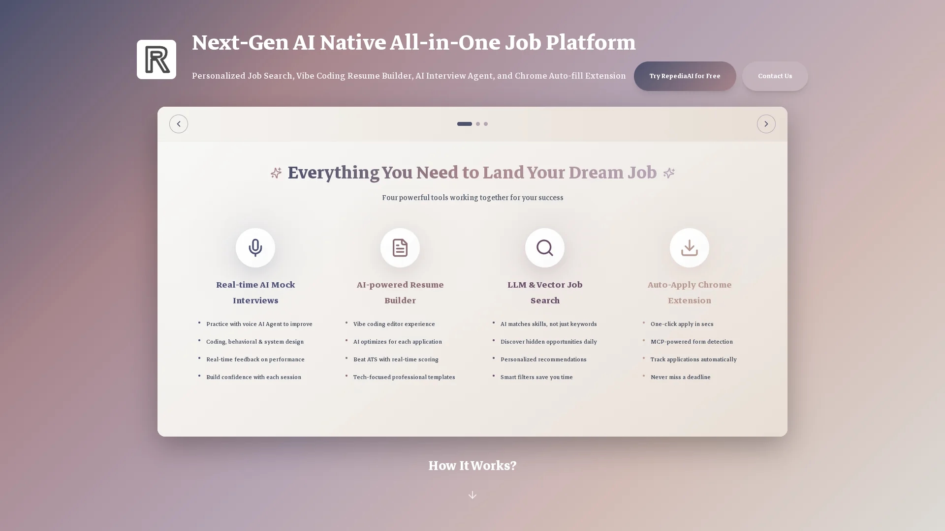 repediaai homepage