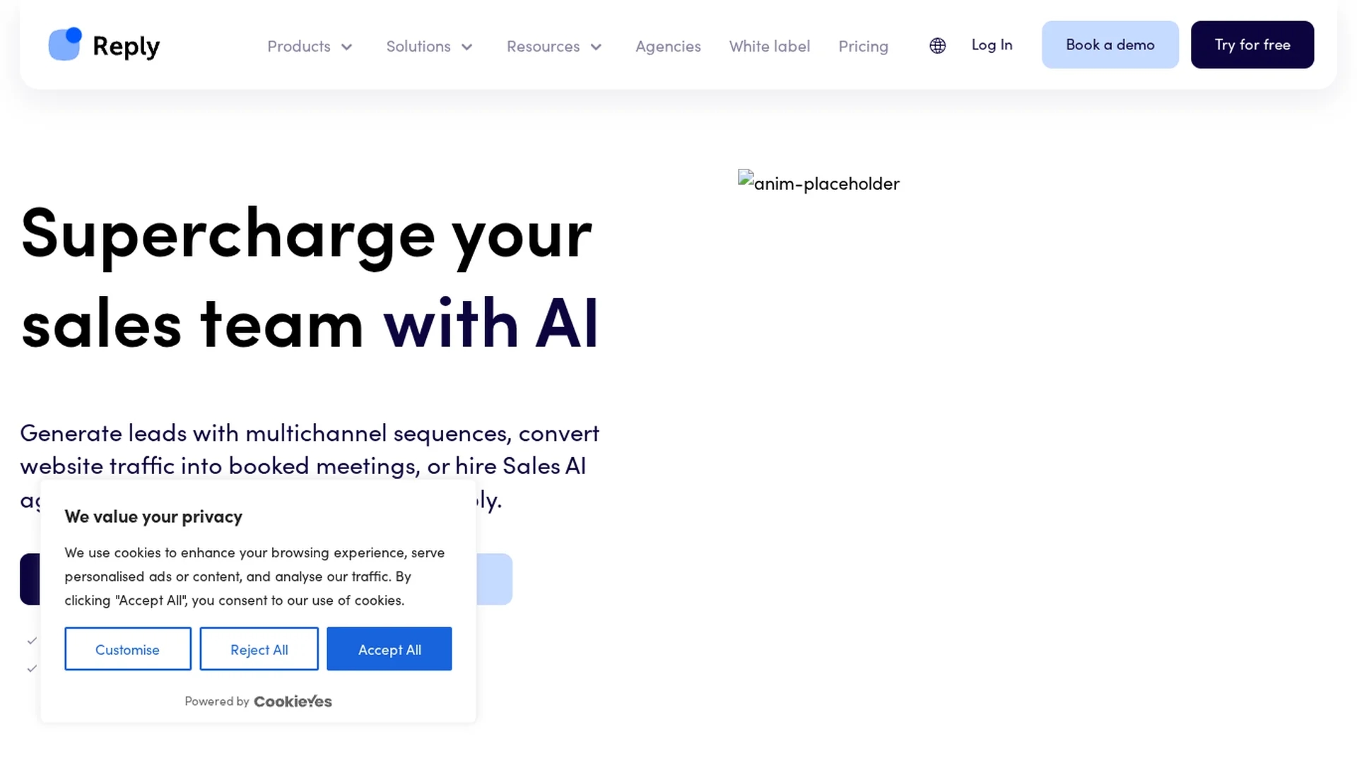 reply-io homepage