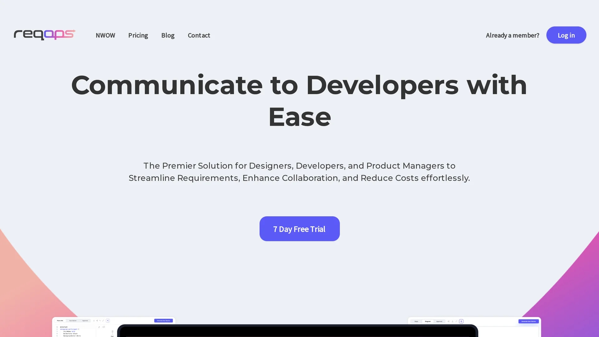 reqops homepage