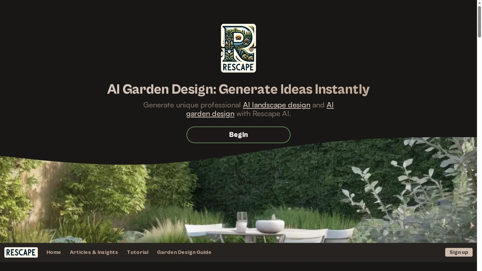 rescapeai homepage