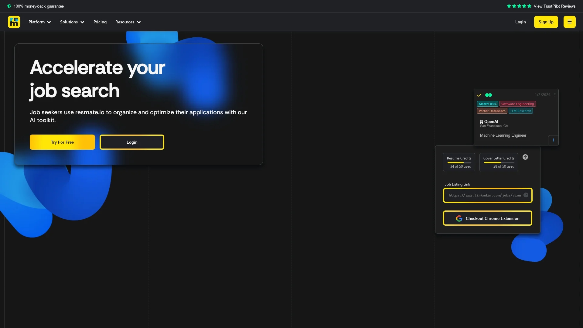 resmate-io homepage