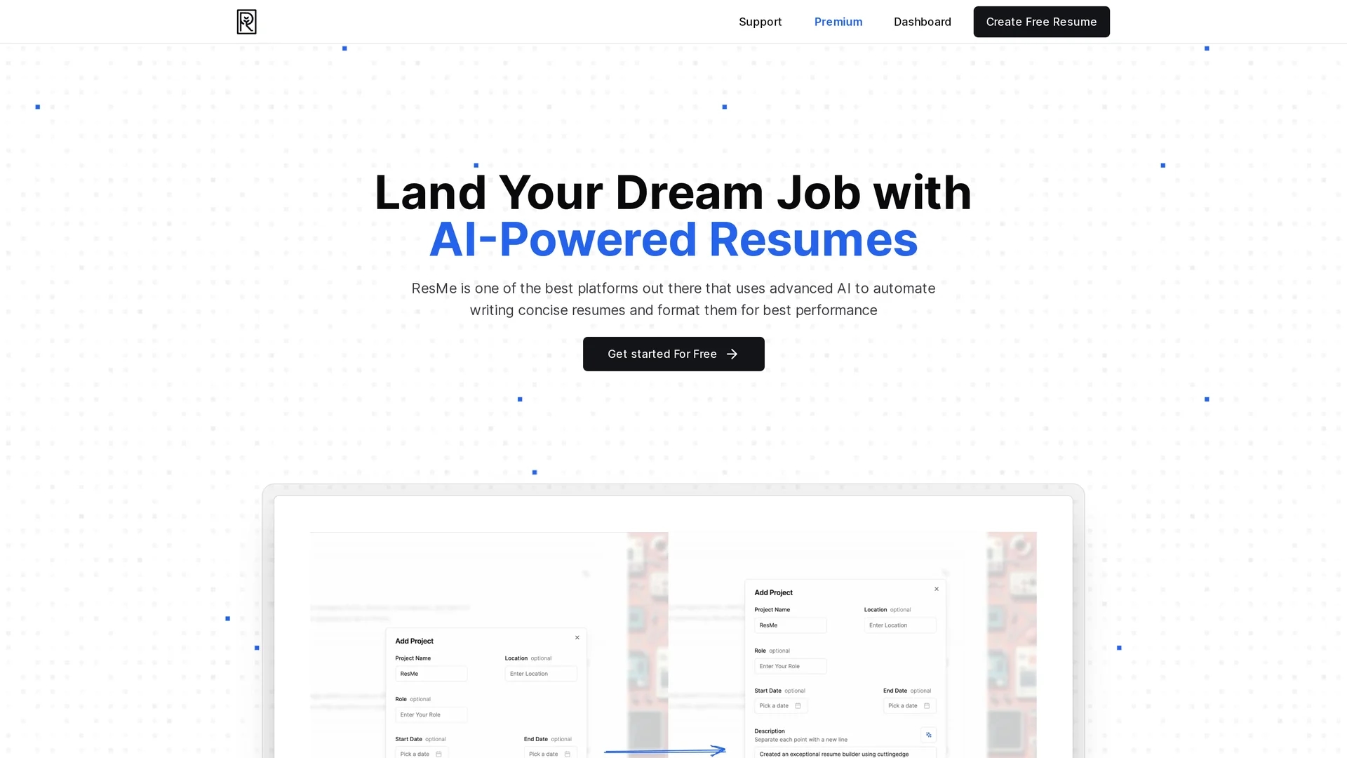 resme homepage