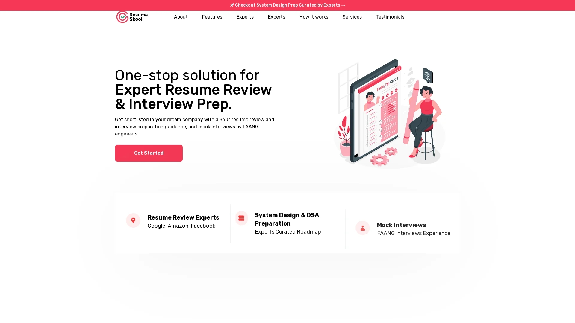 resumeskool homepage