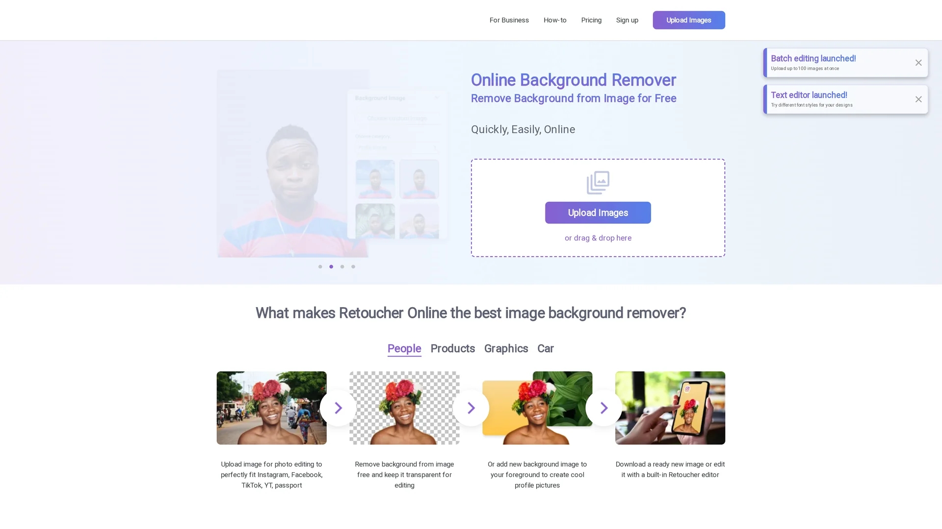 retoucher homepage