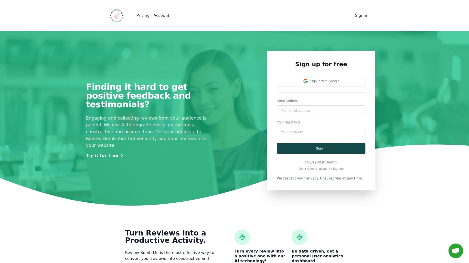 review-bomb-me homepage