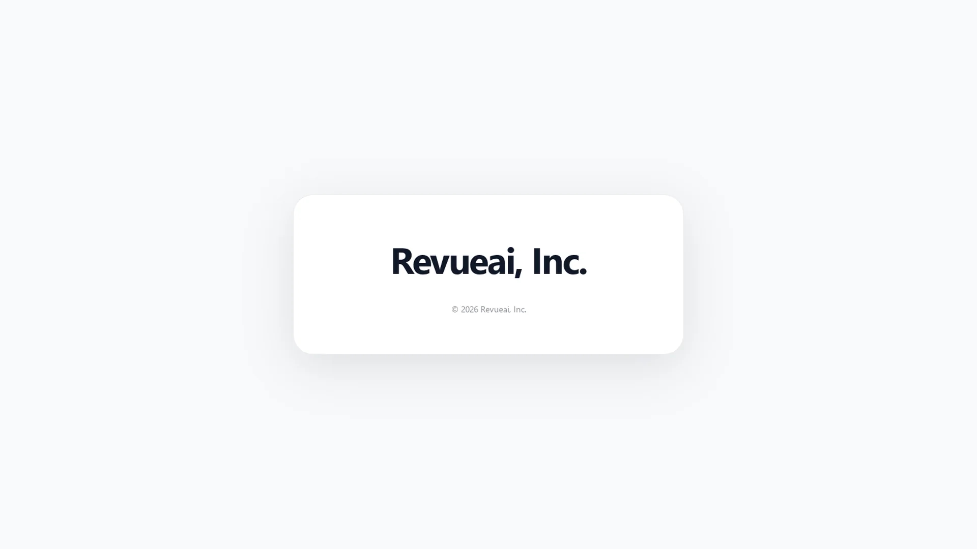 revueai homepage